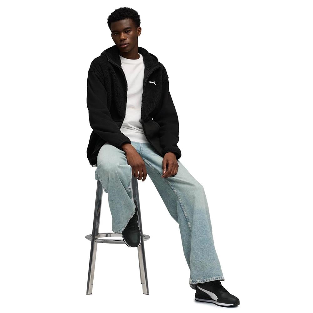 Puma Essentials Elevated Rahat Kışlık Tam Fermuarlı Kapüşonlu Erkek Sweatshirt