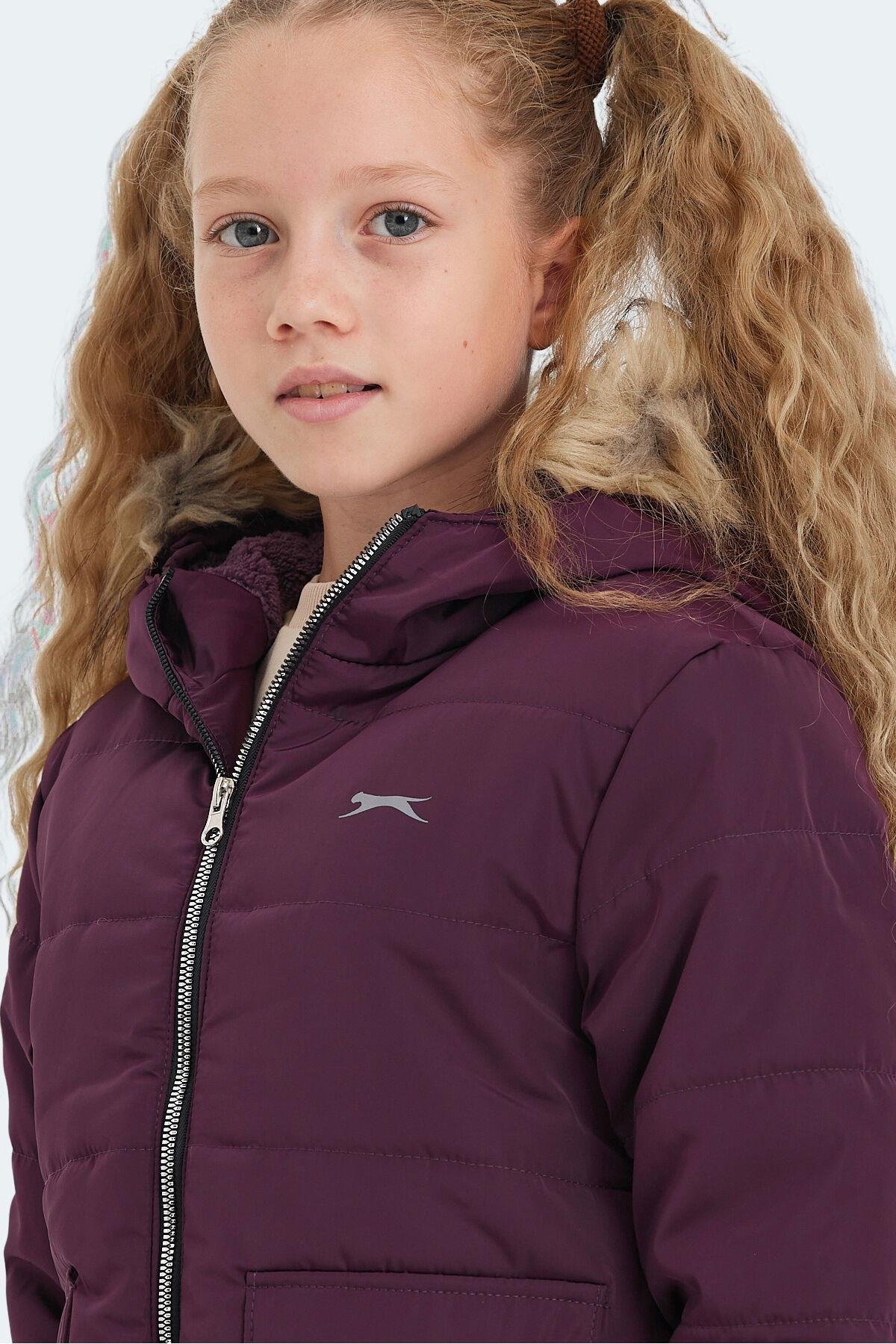 Slazenger CAMELIA Kız Çocuk Mont & Kaban Mor