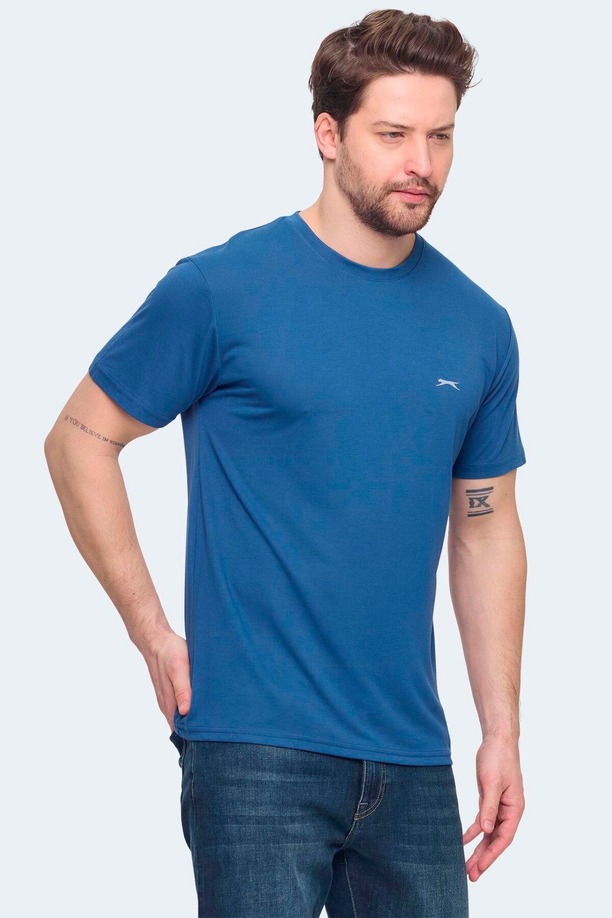 Slazenger KRATER Erkek Tişört Indigo
