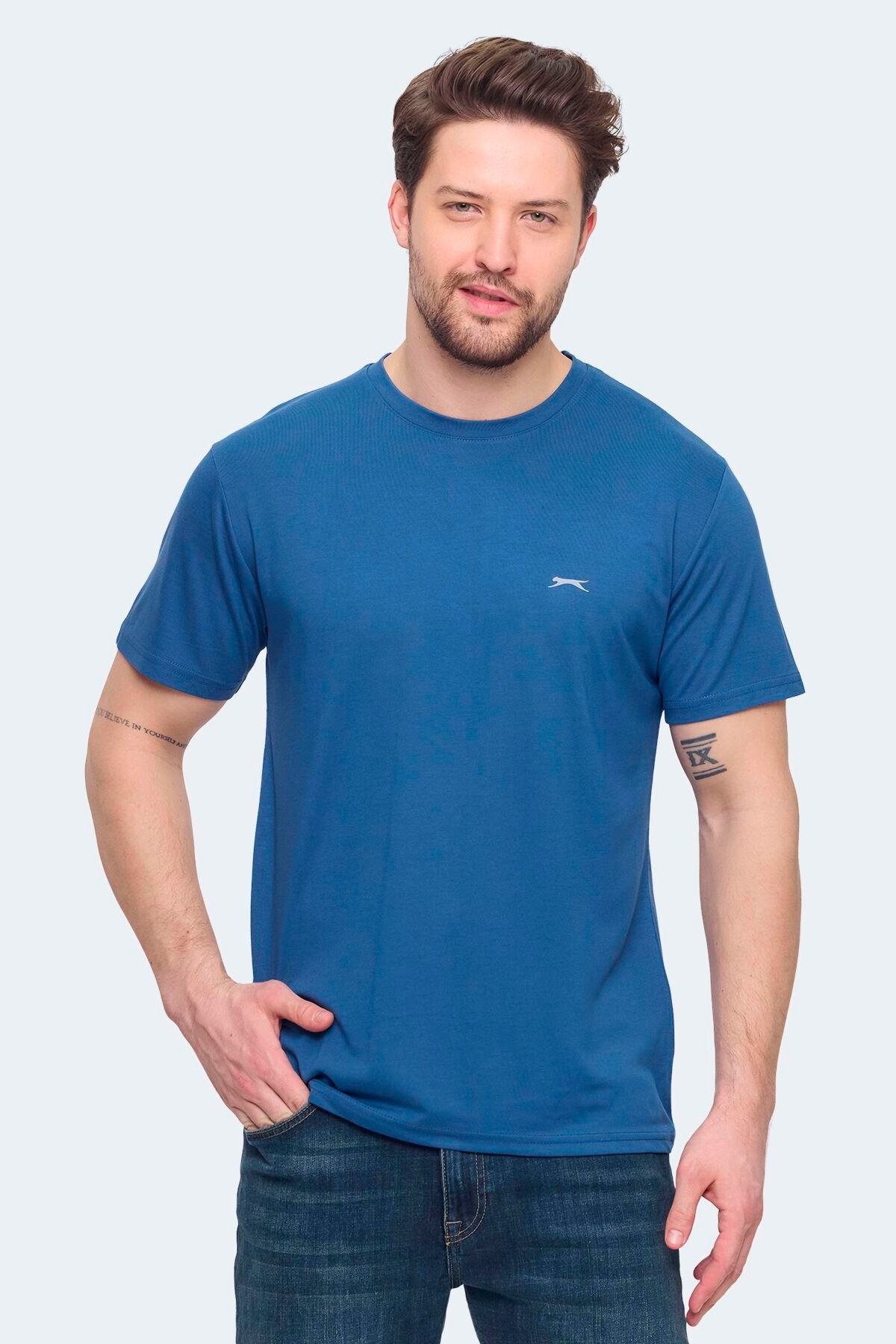 Slazenger KRATER Erkek Tişört Indigo