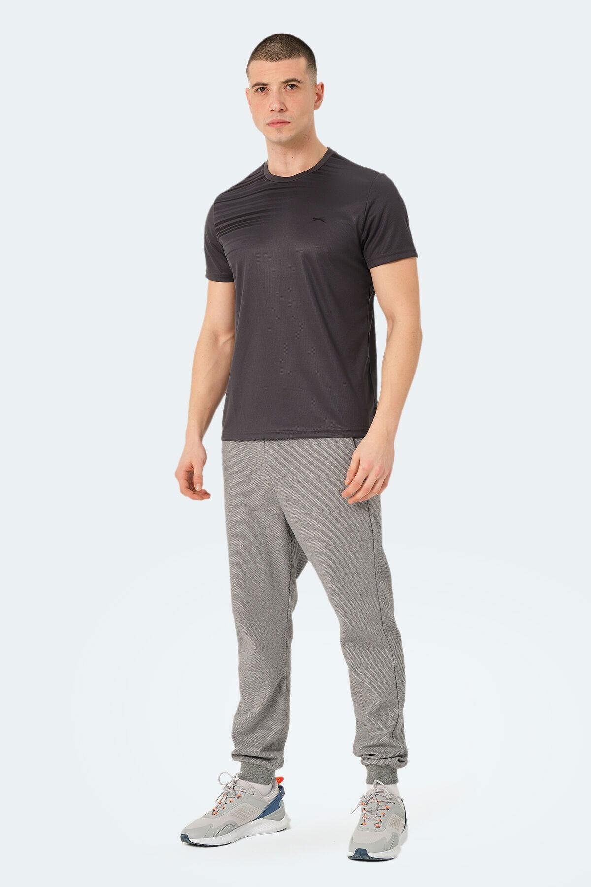 Slazenger RAVEN Erkek Koyu Gri Tişört