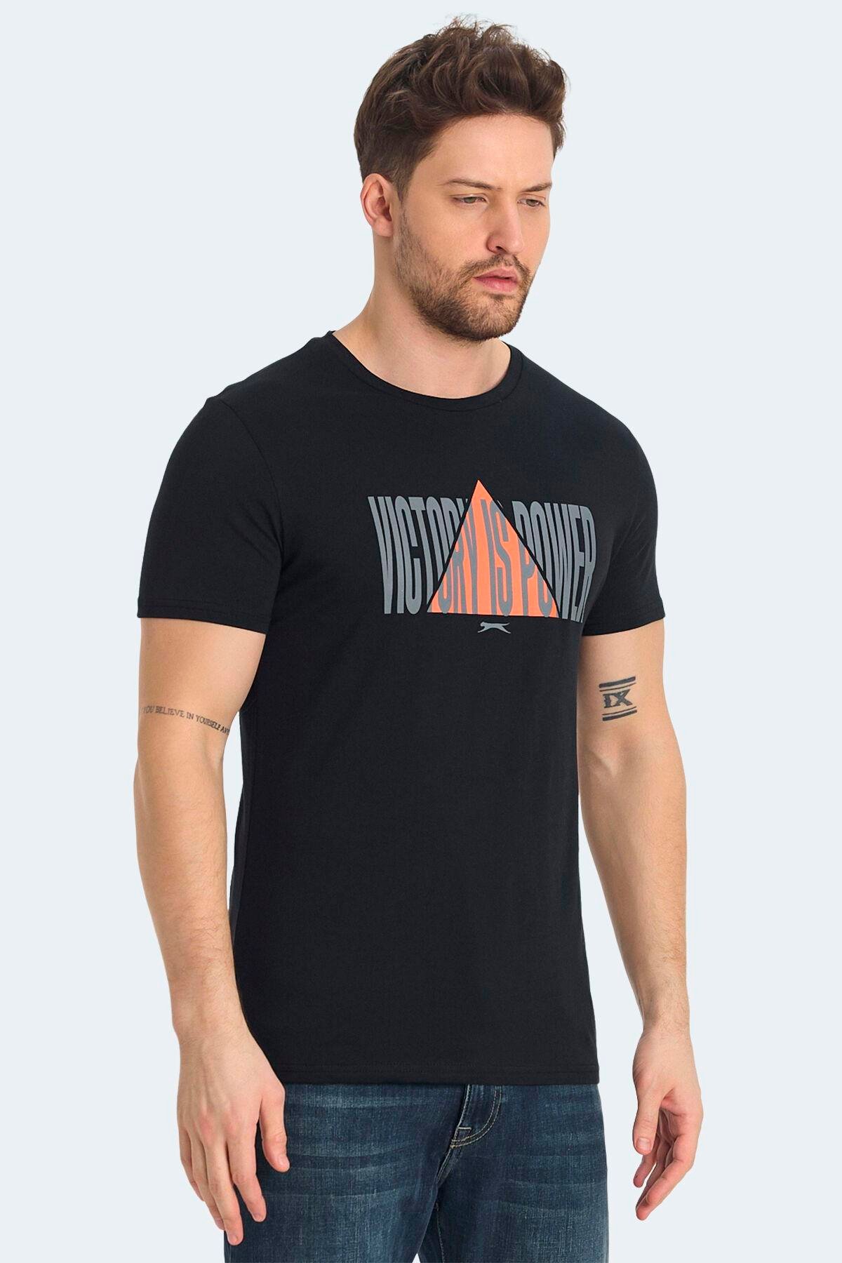 Slazenger RAVID Erkek Tişört Siyah