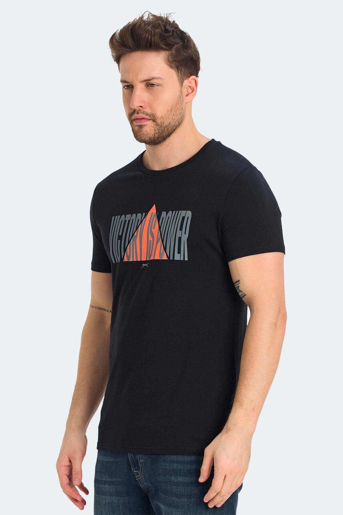 Slazenger RAVID Erkek Tişört Siyah