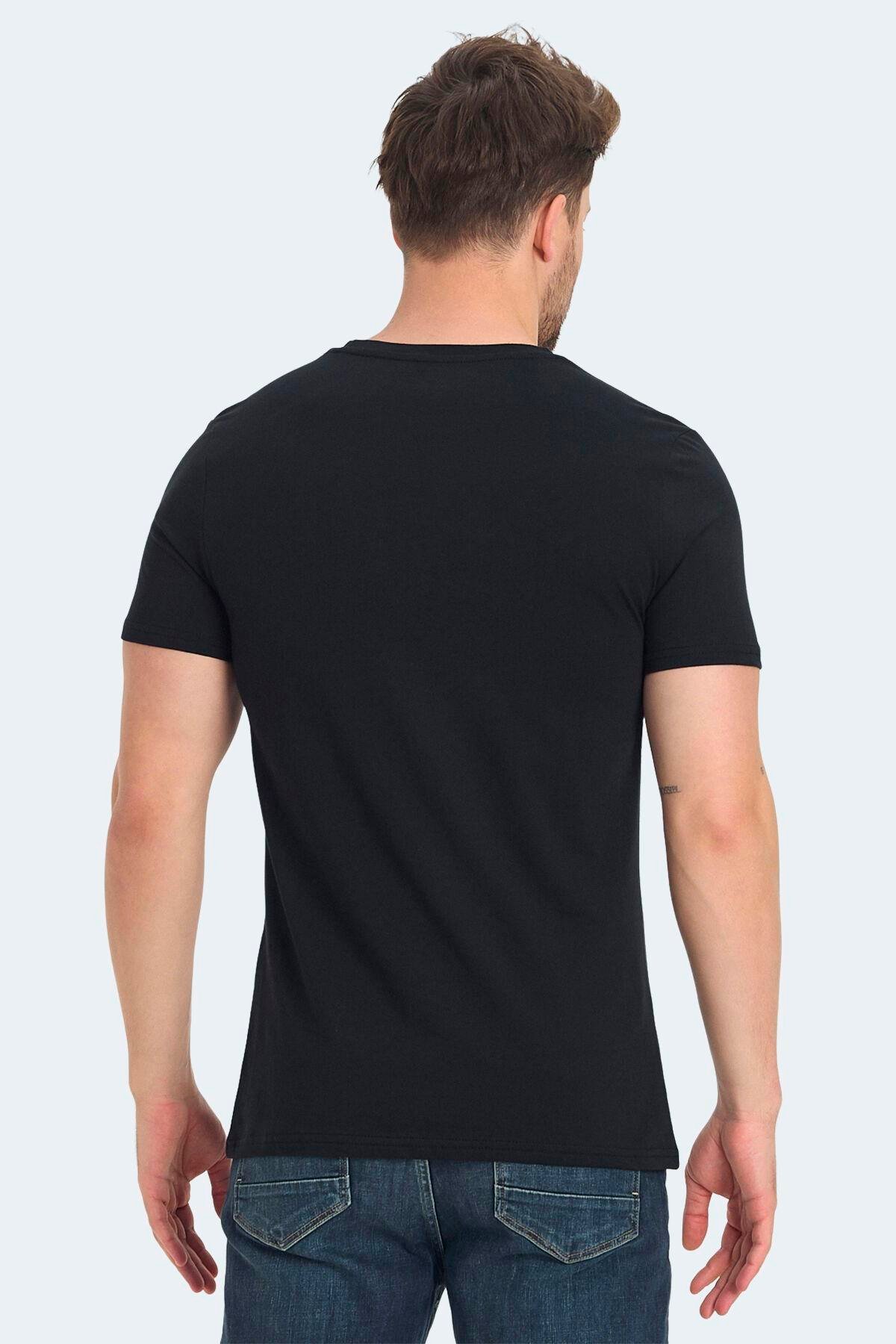 Slazenger RAVID Erkek Tişört Siyah