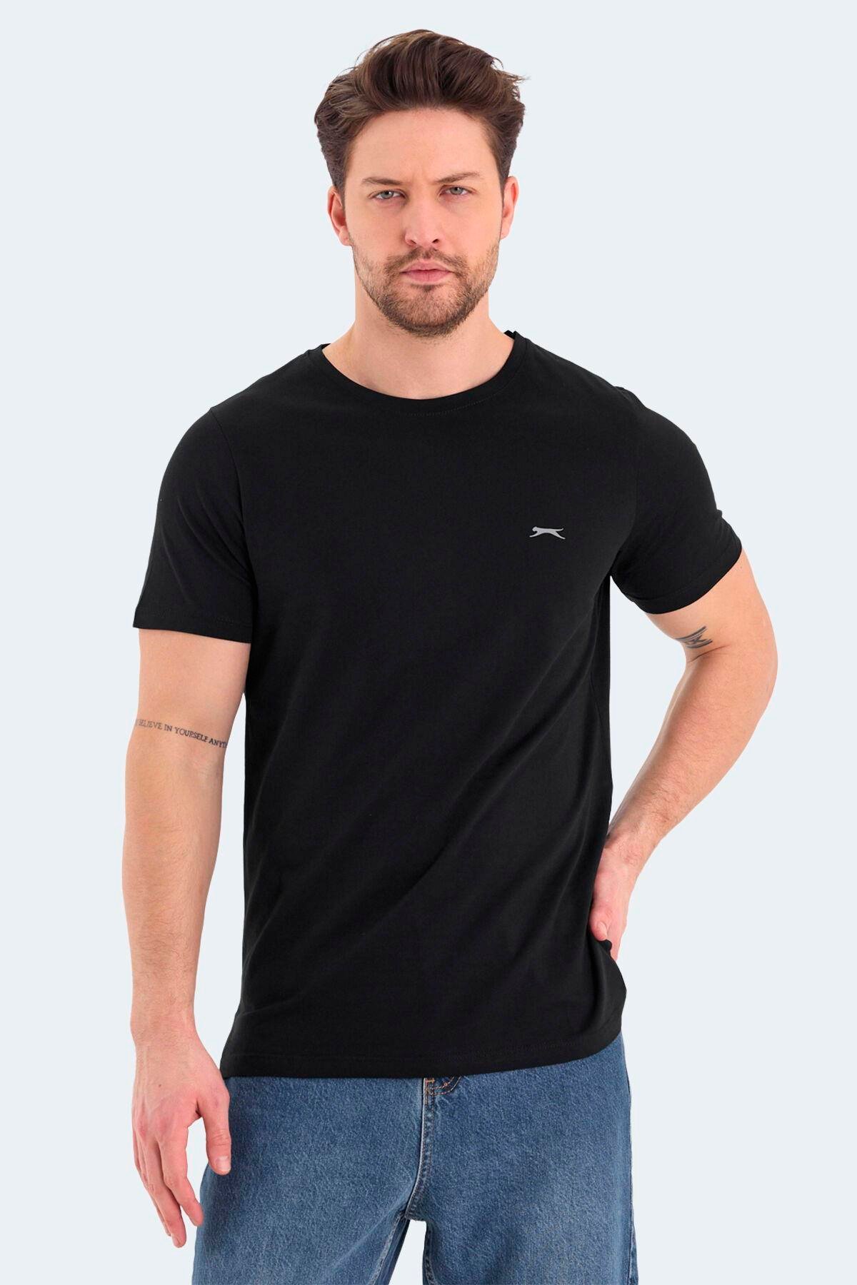 Slazenger ROSALVA Erkek Siyah Tişört