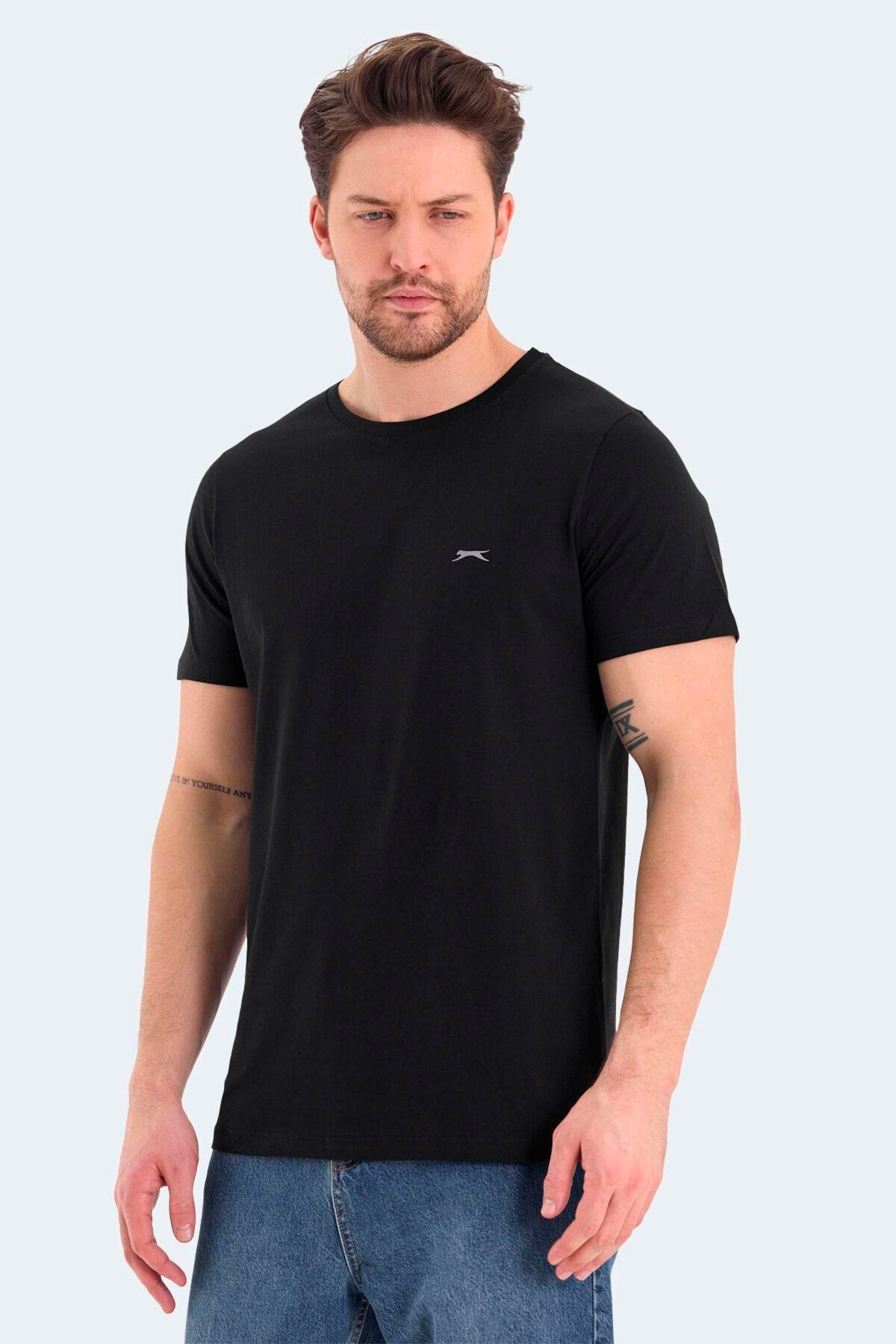 Slazenger ROSALVA Erkek Siyah Tişört