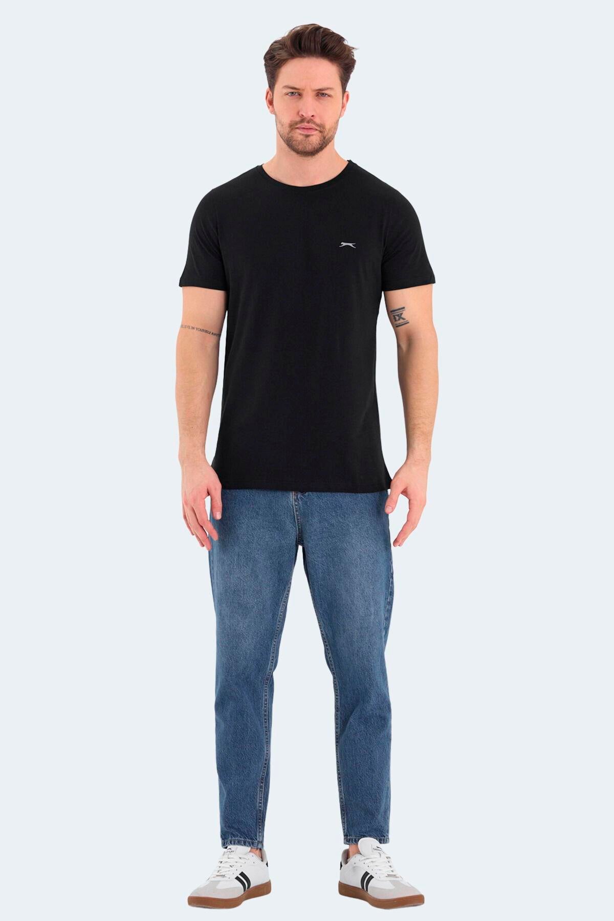 Slazenger ROSALVA Erkek Siyah Tişört
