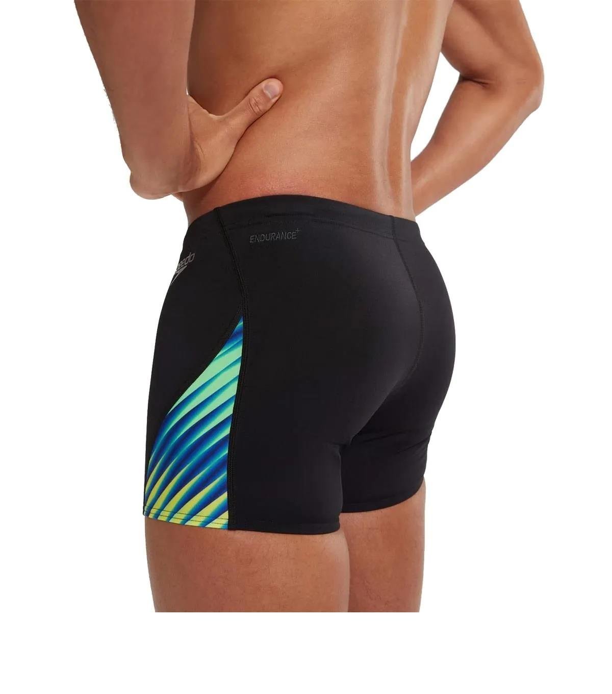 Speedo Allover Digi V-Cut Aquashort Erkek Yüzücü Mayosu