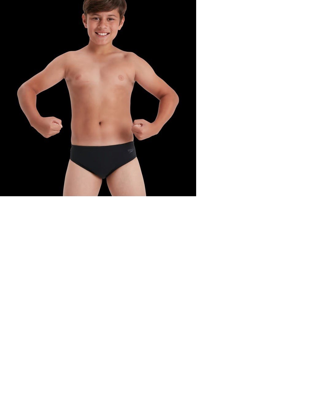 Speedo Boys Endurance+ Brief Black Yüzücü Mayosu