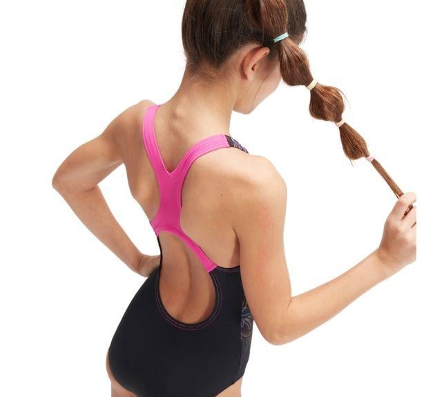 Speedo DIGI PLMT MDLT Yüzücü Kız Çocuk Mayosu
