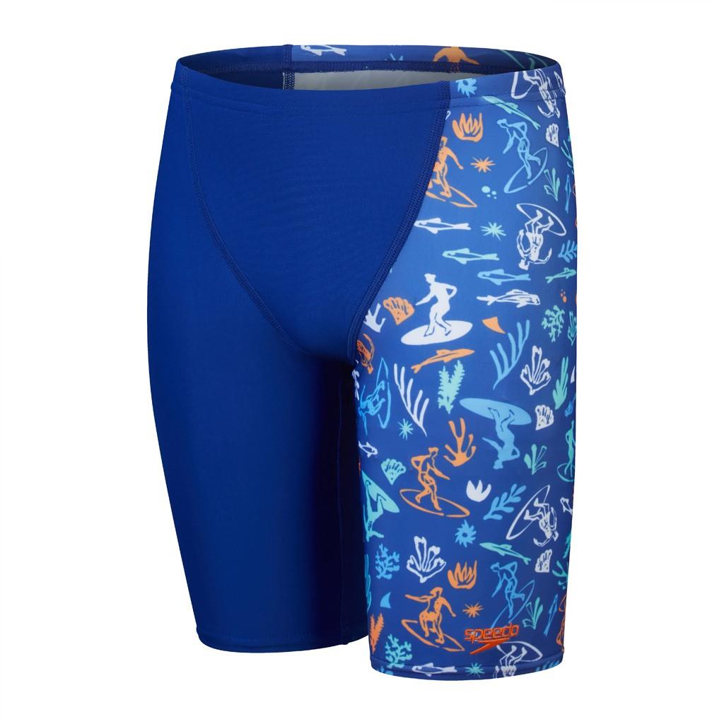 Speedo Digital Allover V-Cut Jammer Çocuk Mayosu