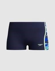 Speedo Erkek Çocuk Hyperboom Splice Aquashort Lacivert/Mavi Yüzücü Mayosu