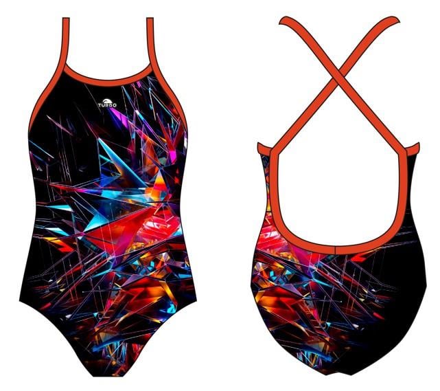 Turbo SWIMMING SUIT HAPP Kız Çocuk Mayosu 