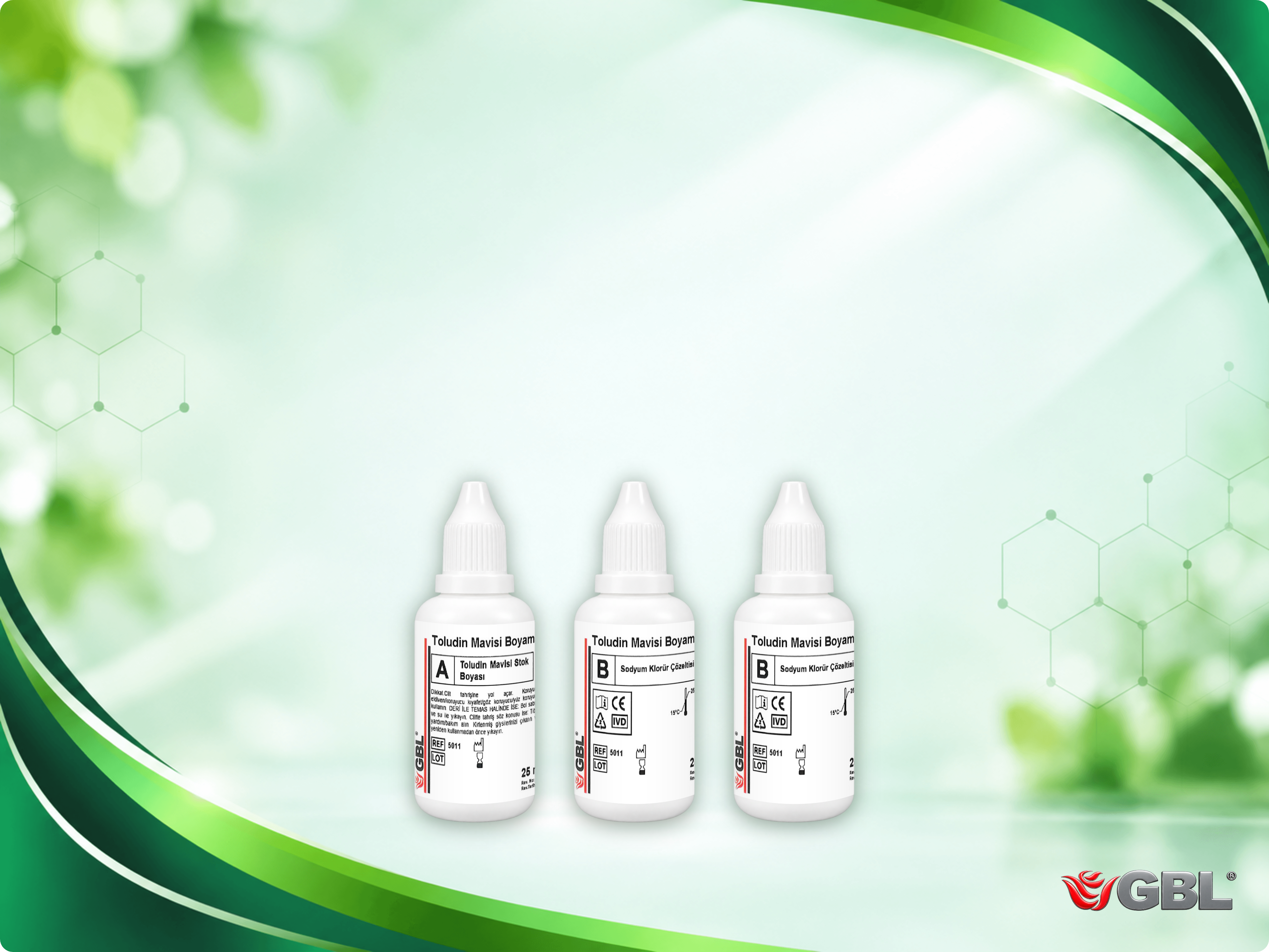 Toluidin Mavisi Boyama Seti, 50 ml, 100 Test