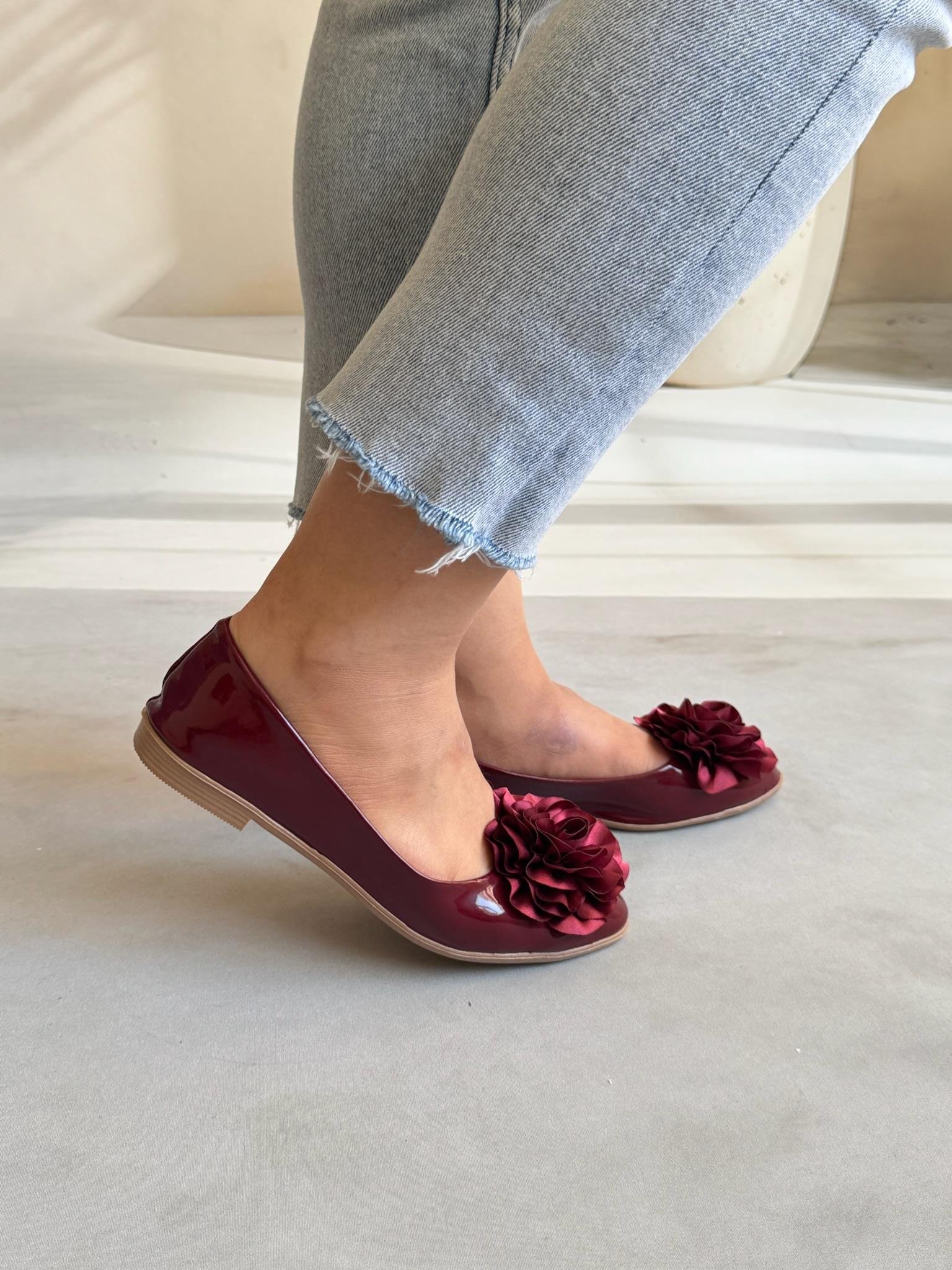 SHR güllü bordo babet