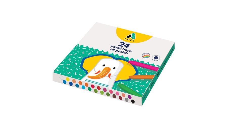 AdelADEL 24 RENK PASTEL BOYA