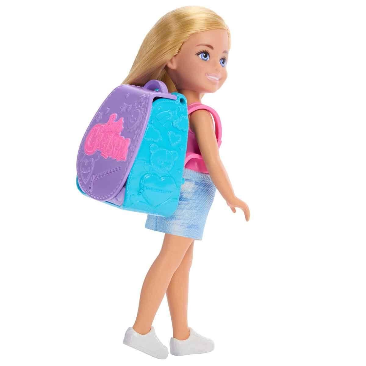 BARBIE CHELSEA SIRT ÇANTASI OLABİLEN CUPCAKE OYUN SETİ