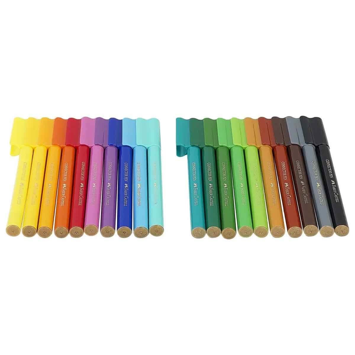 FABER CASTELL 20Lİ KEÇELİ KALEM TÜP