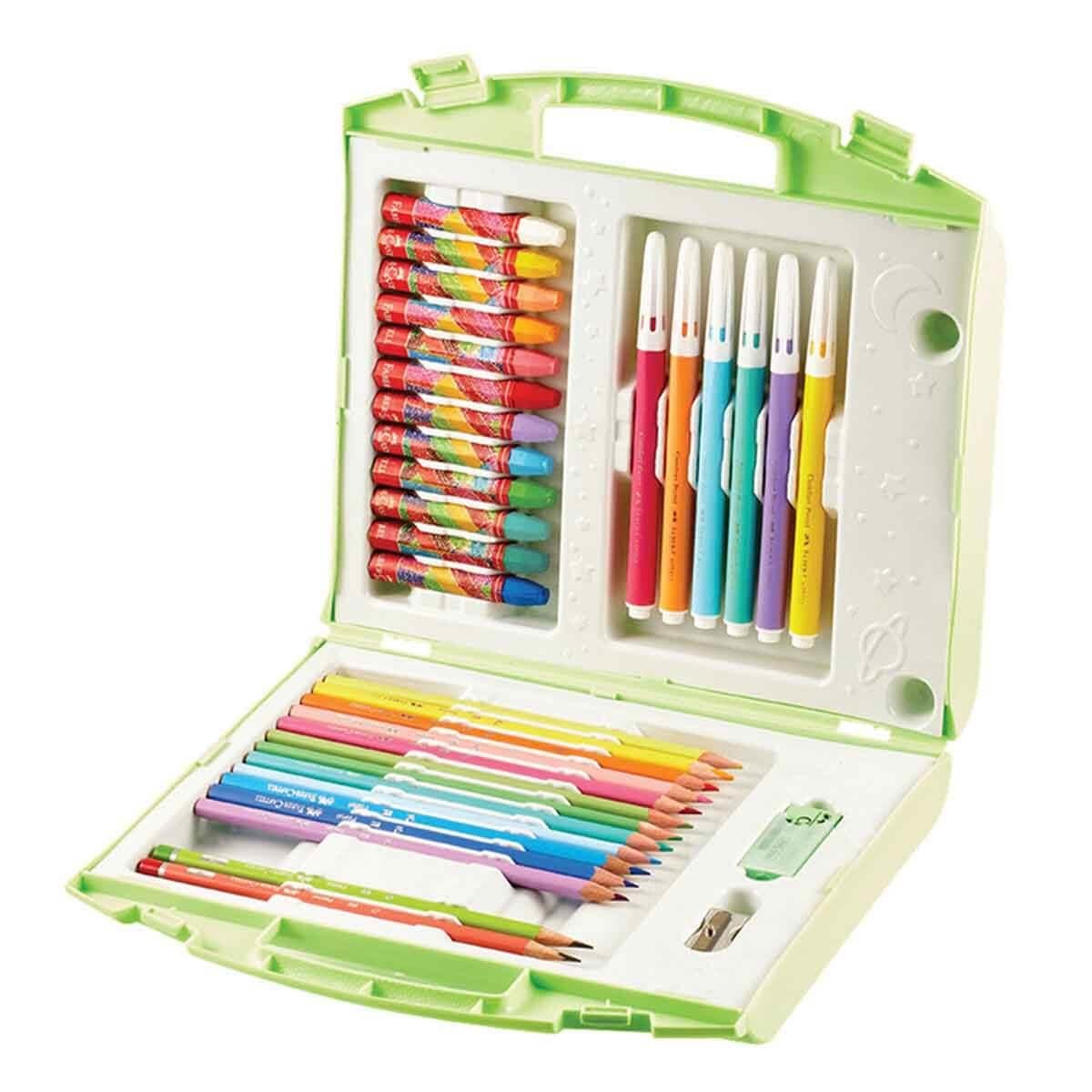 FABER CASTELL BOYAMA ÇANTASI PASTEL RENKLER