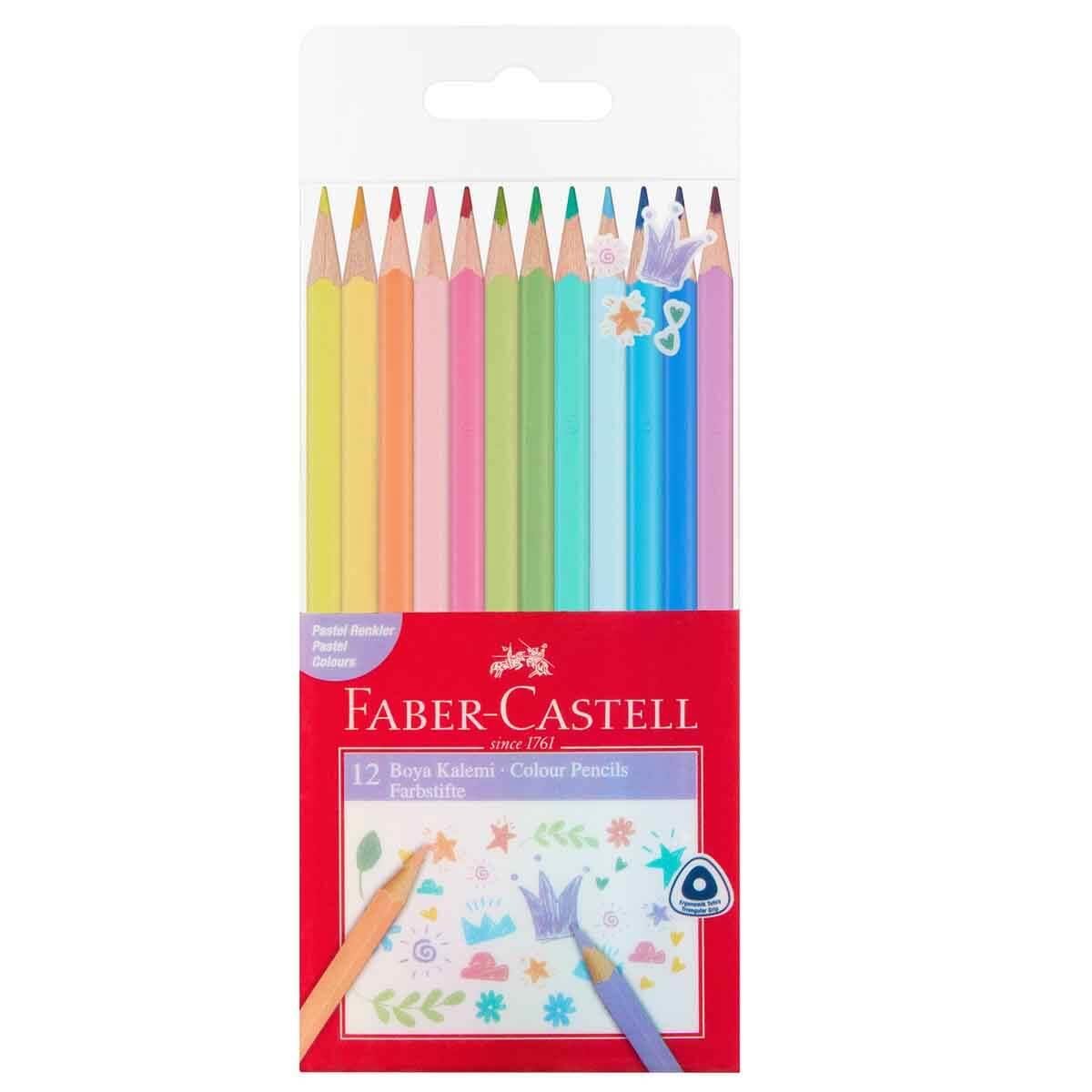 FABERFABER CASTEL 12 BOYA KALEMİ PASTEL RENK