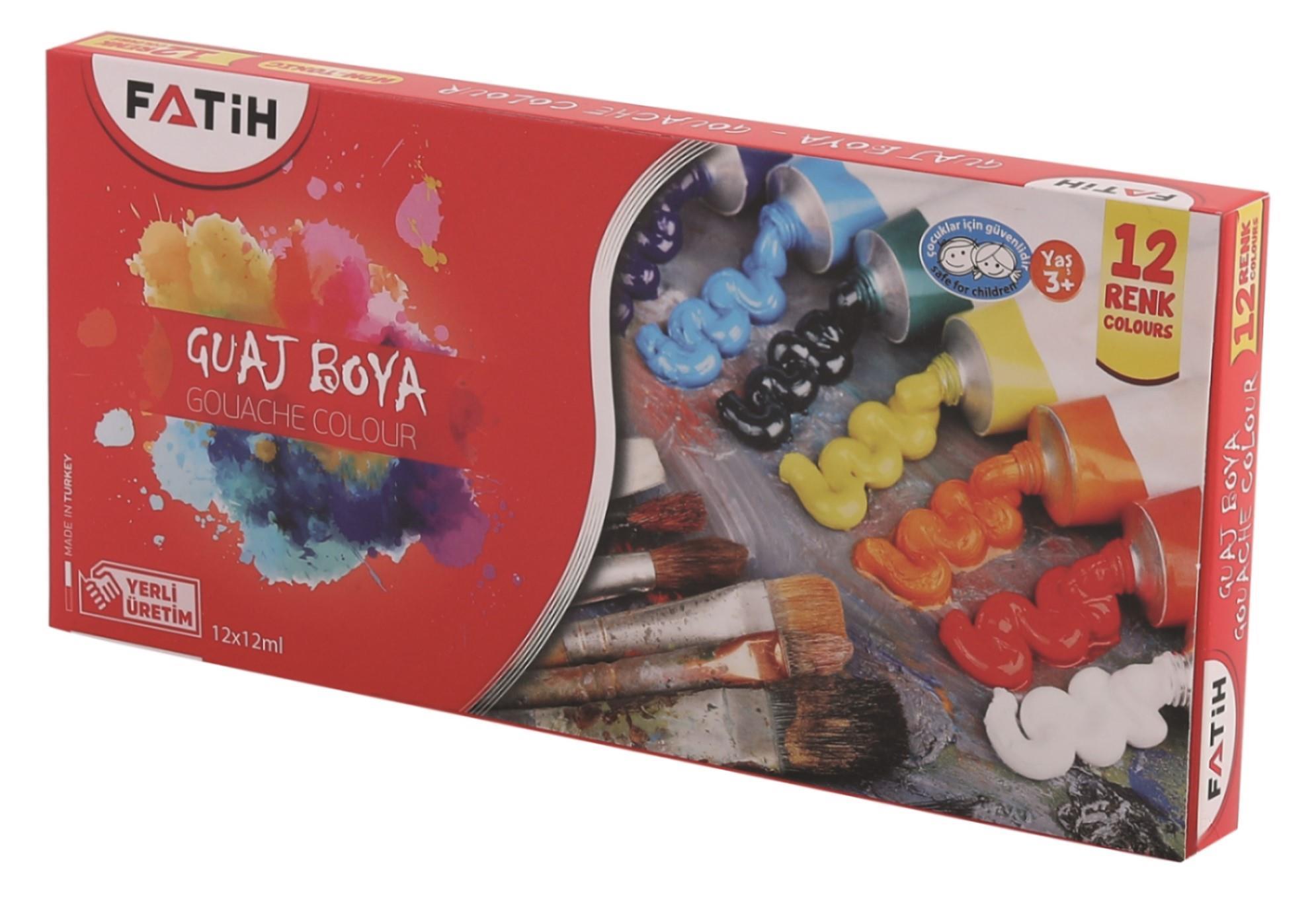 FATİHFATİH 12 RENK GUAJ BOYA