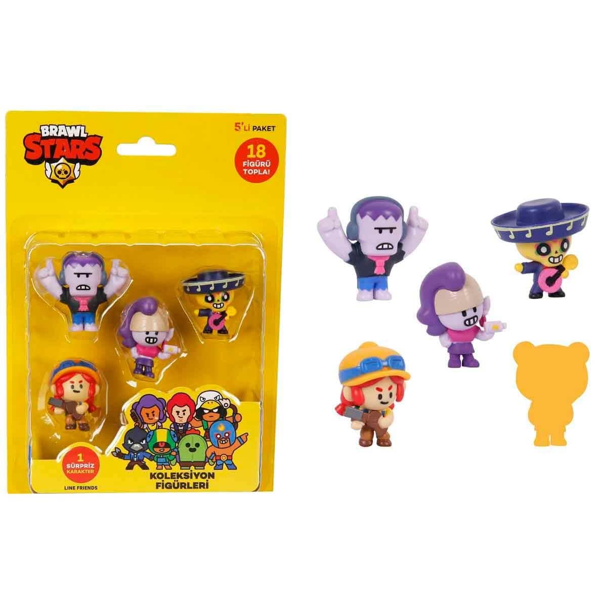 NECO PMI/ BRW2040 BRAWL STARS 5 Lİ FİGÜR ASORTİ
