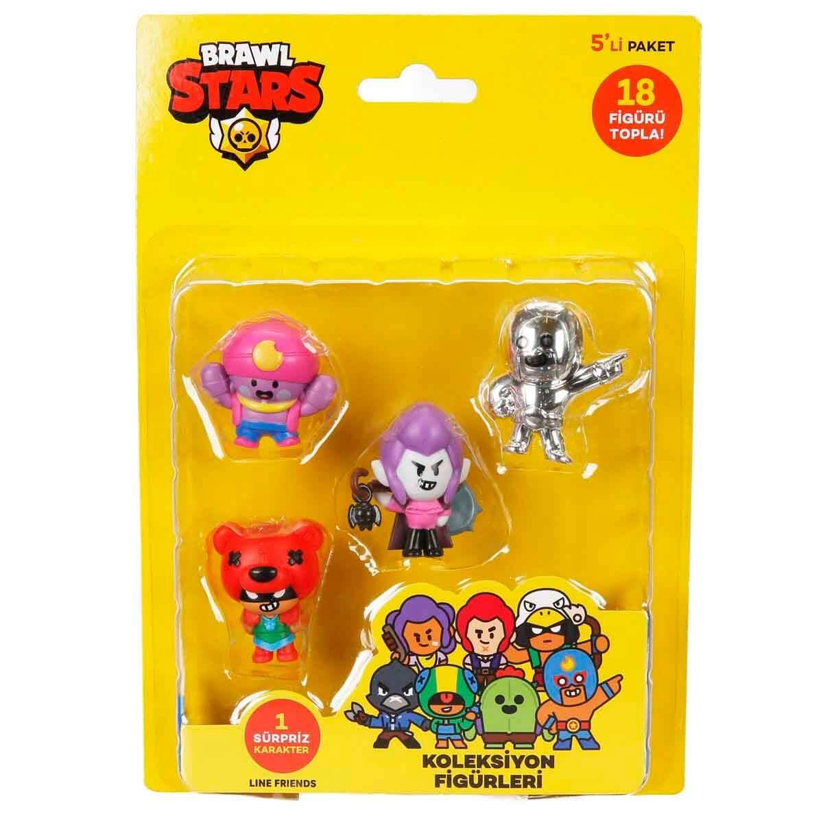 NECO PMI/ BRW2040 BRAWL STARS 5 Lİ FİGÜR ASORTİ
