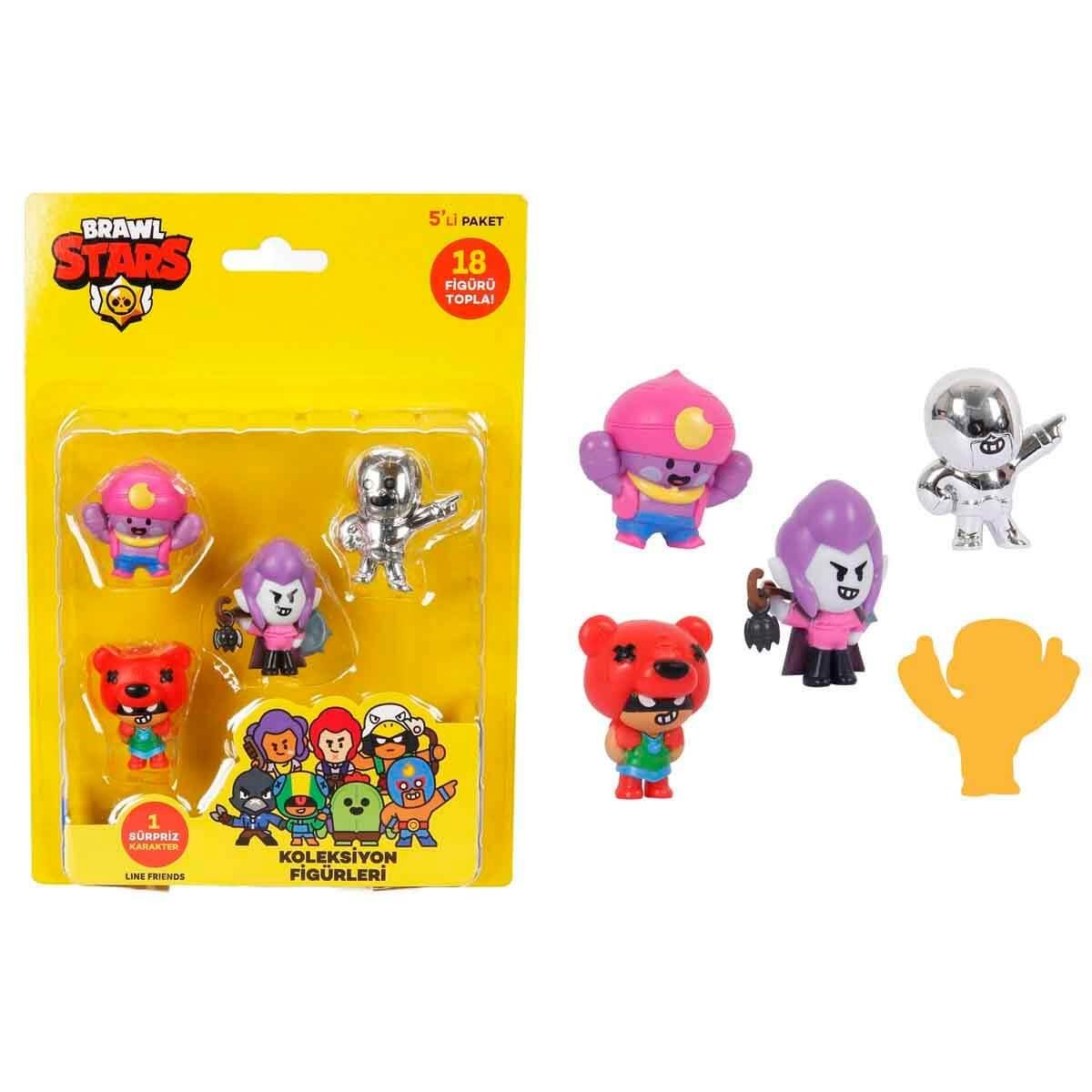 NECO PMI/ BRW2040 BRAWL STARS 5 Lİ FİGÜR ASORTİ