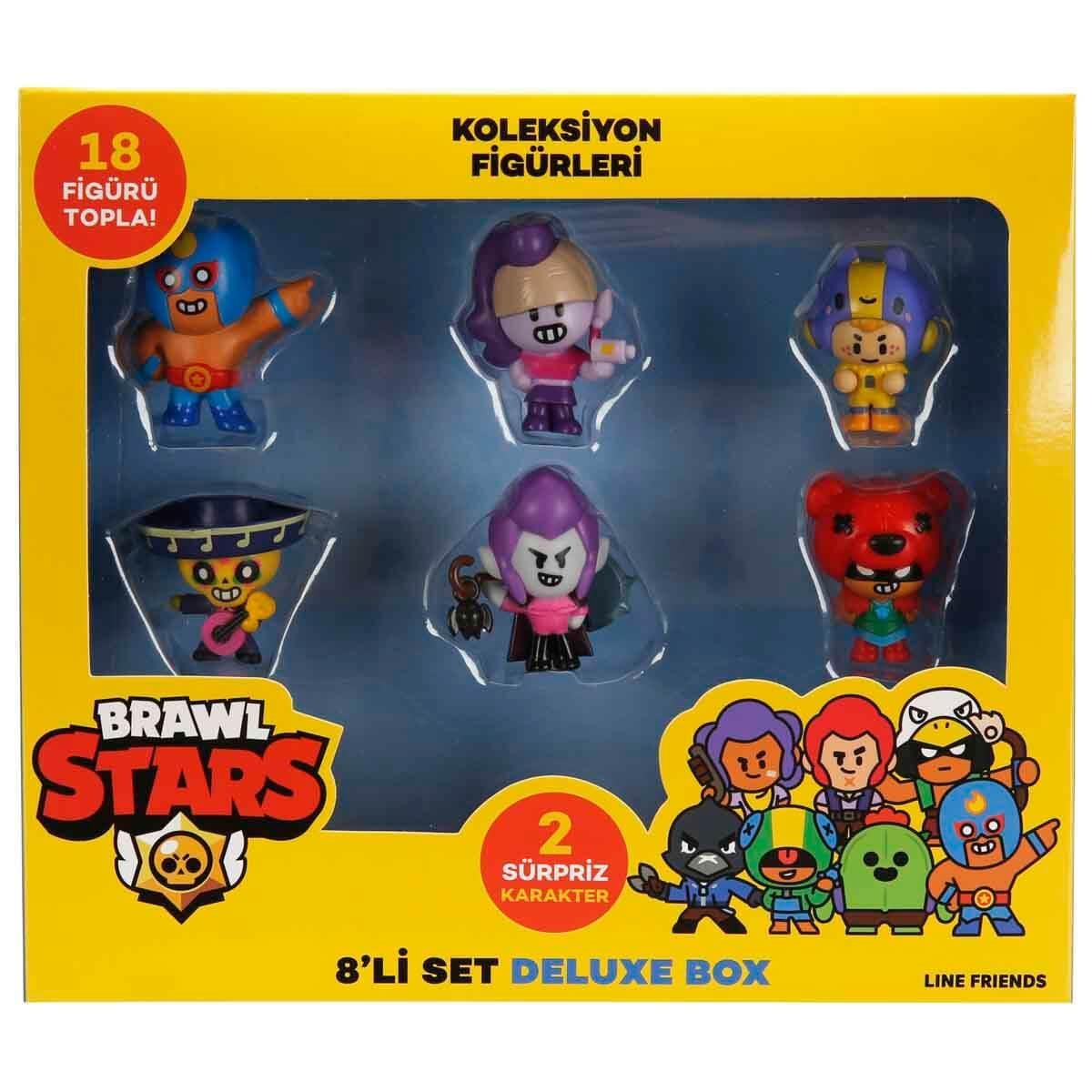NECO PMI/ BRW2070 BRAWL STARS 8 Lİ DELÜKS FİGÜR ASORTİ