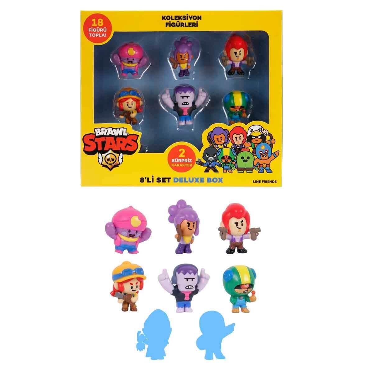 NECO PMI/ BRW2070 BRAWL STARS 8 Lİ DELÜKS FİGÜR ASORTİ