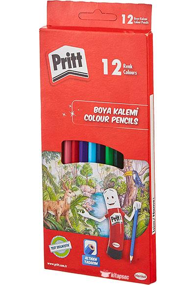 PRİTTPritt Kuruboya Karton Kutu Tam Boy 12 Renk