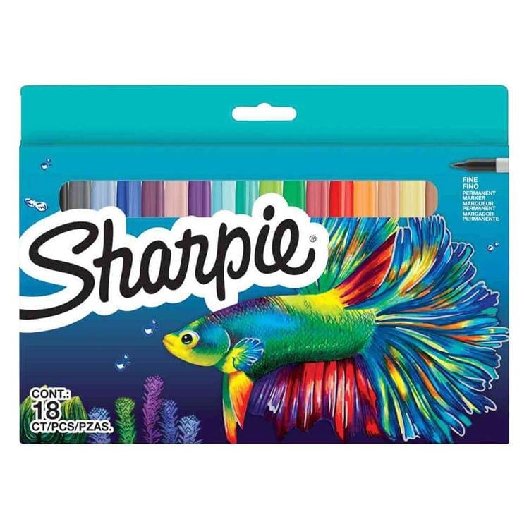 SHARPİESHARPİE PERMANENT MARKÖR FİNE 18 Lİ BALIK