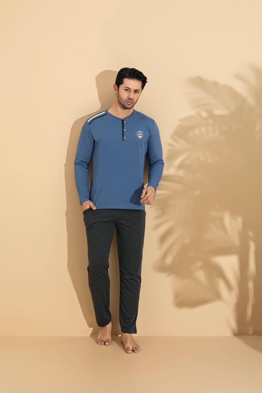 ERKEK PENYE MEVSİMLİK CEPLI PIJAMA TAKIMI