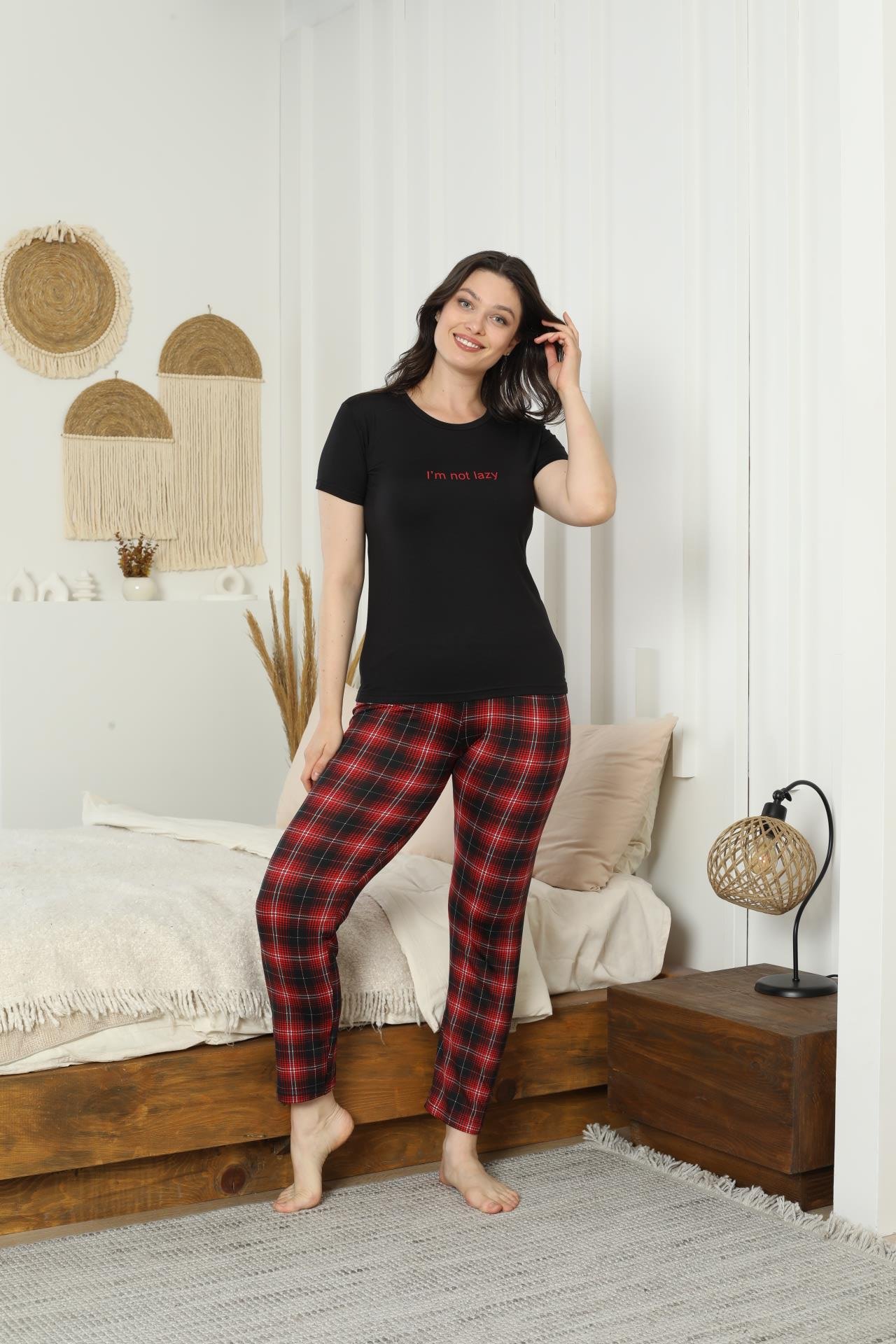 Kadın Milan Kısa Kol Pijama Takımı