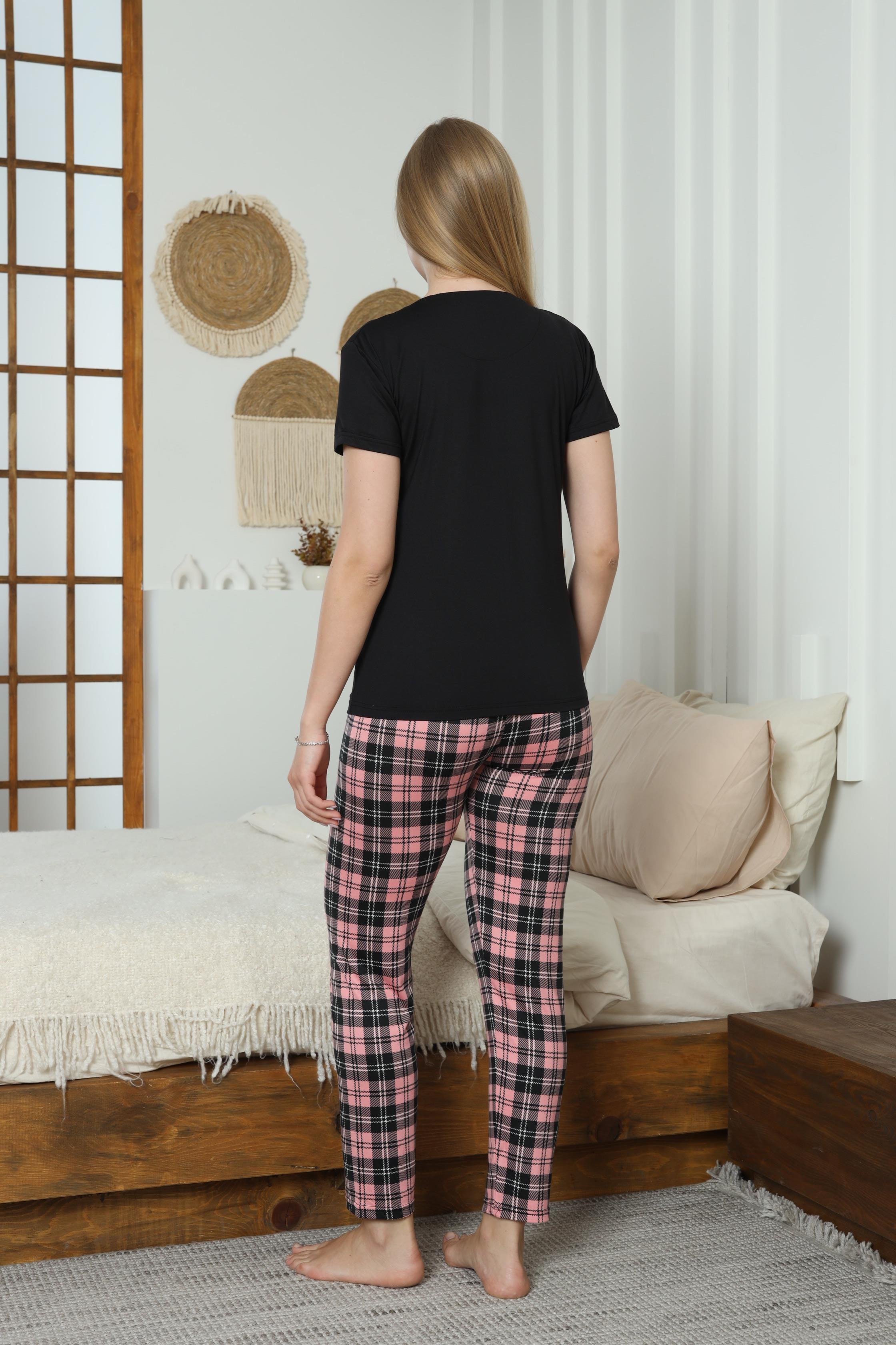 Kadın Milan Kısa Kol Pijama Takımı