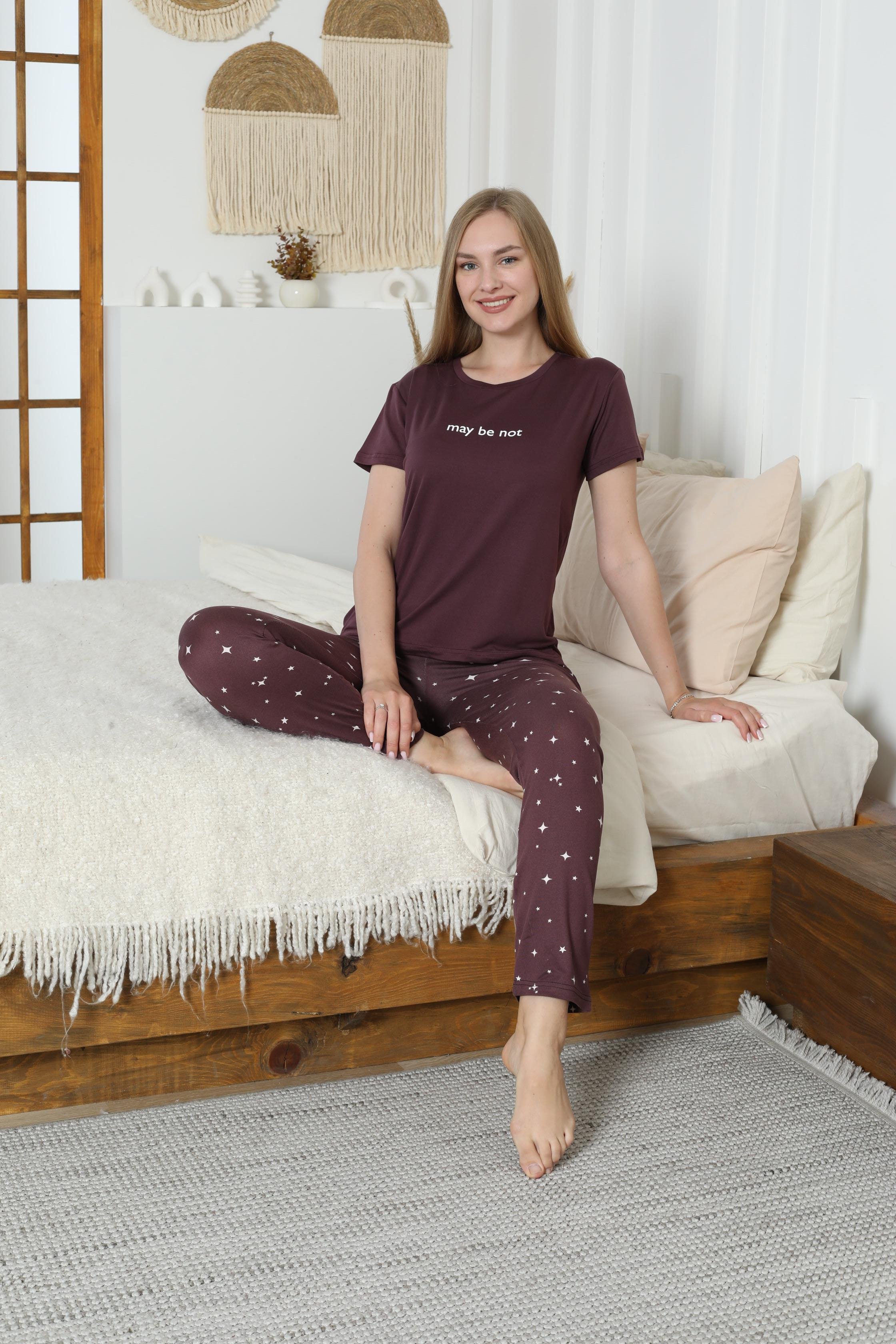 Kadın Milan Kısa Kol Pijama Takımı