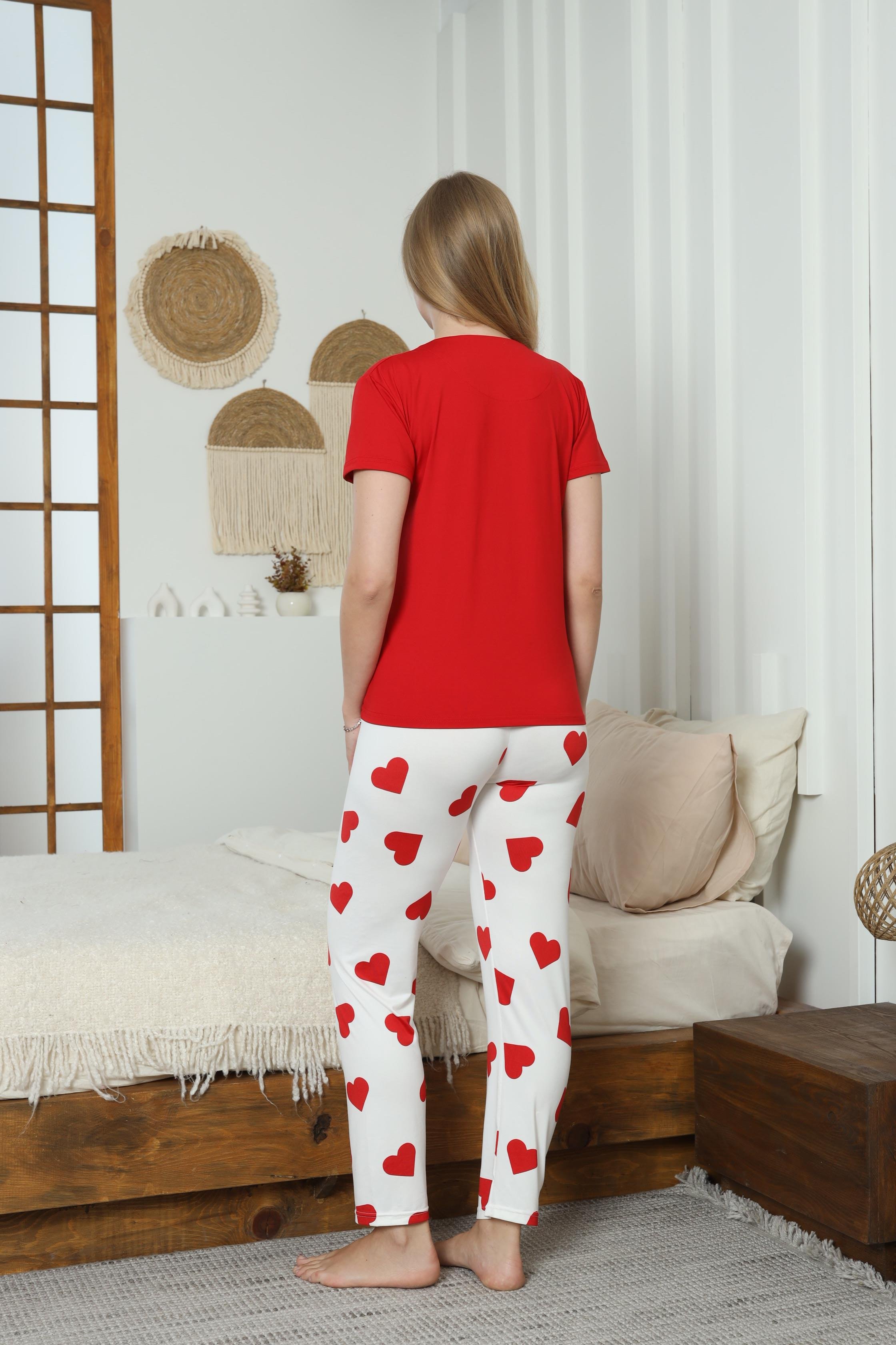 Kadın Milan Kısa Kol Pijama Takımı