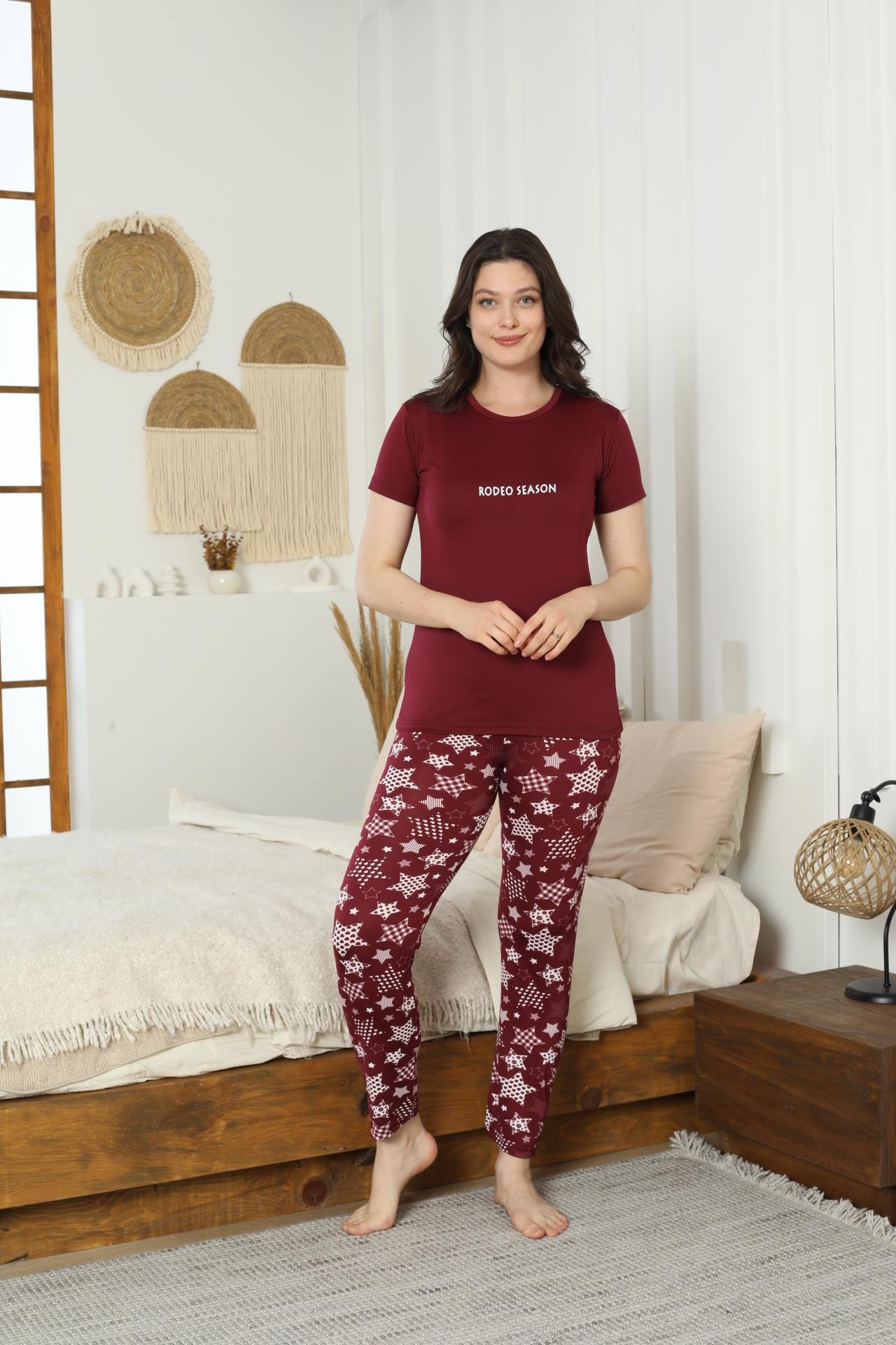 Kadın Milan Kısa Kol Pijama Takımı