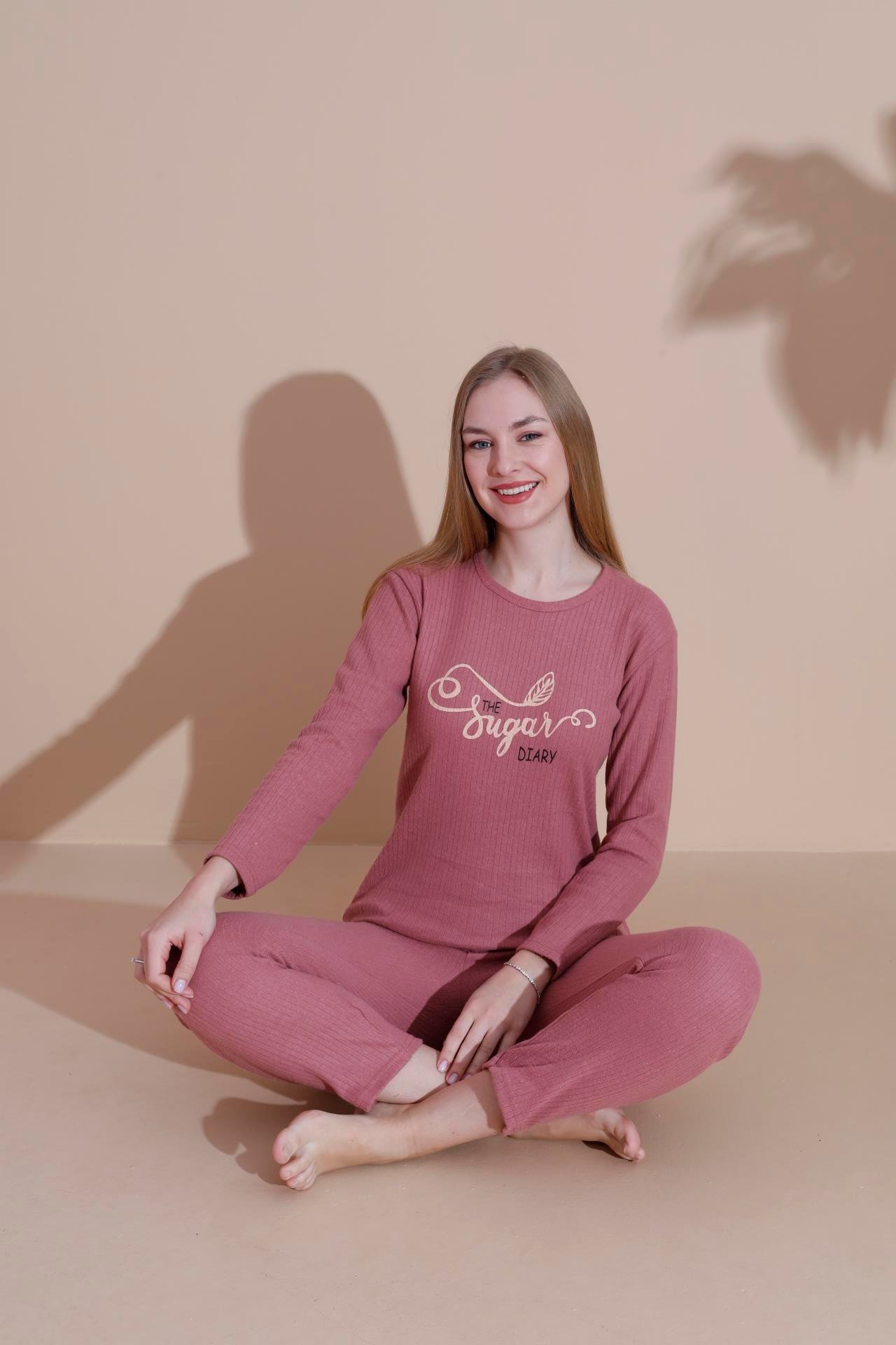 KIŞLIK YUMOŞ  UZUN KOL PIJAMA TAKIMI