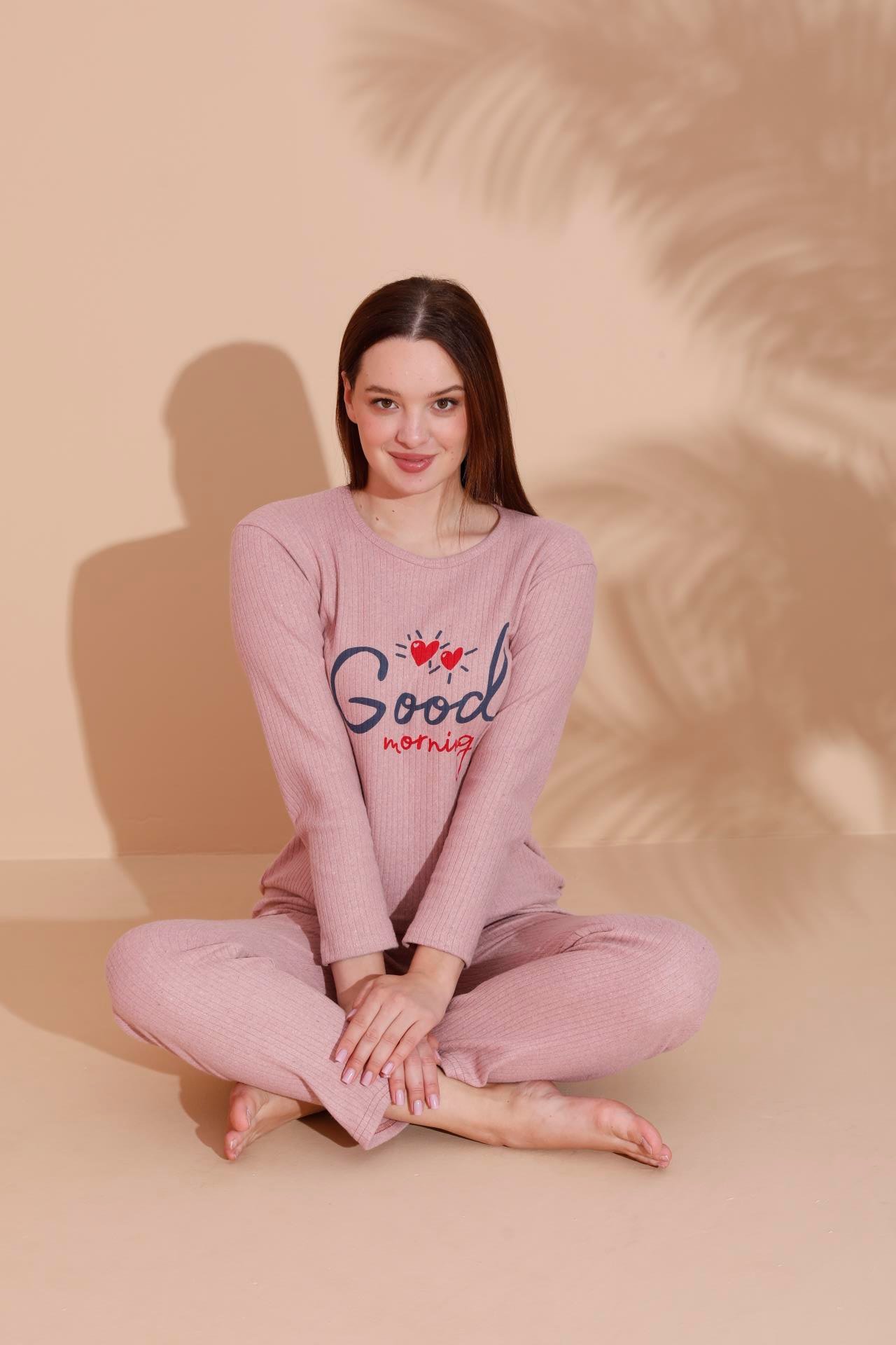 KIŞLIK YUMOŞ  UZUN KOL PIJAMA TAKIMI