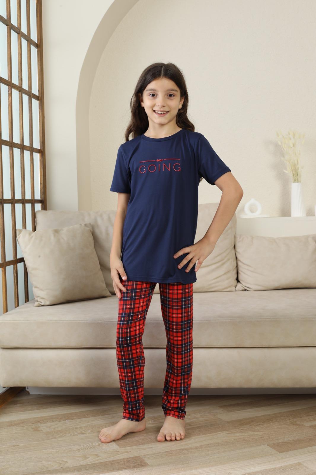 Milan Kısa Kol Çocuk Pijama Takımı