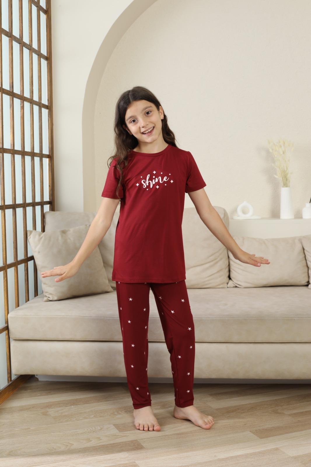 Milan Kısa Kol Çocuk Pijama Takımı