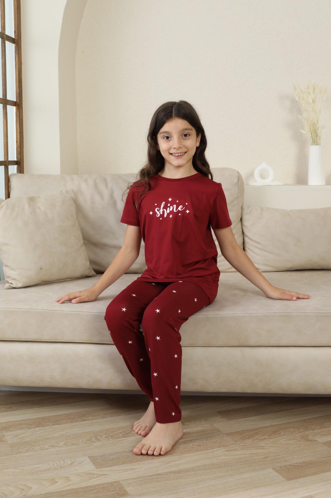 Milan Kısa Kol Çocuk Pijama Takımı