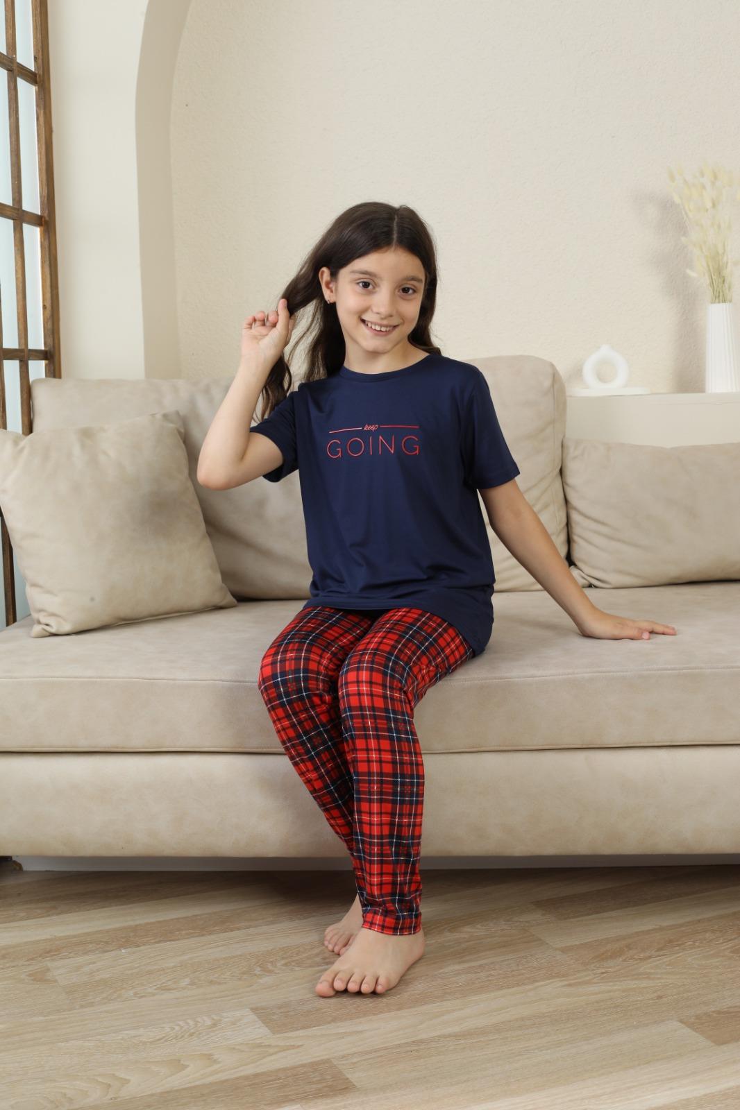 Milan Kısa Kol Çocuk Pijama Takımı