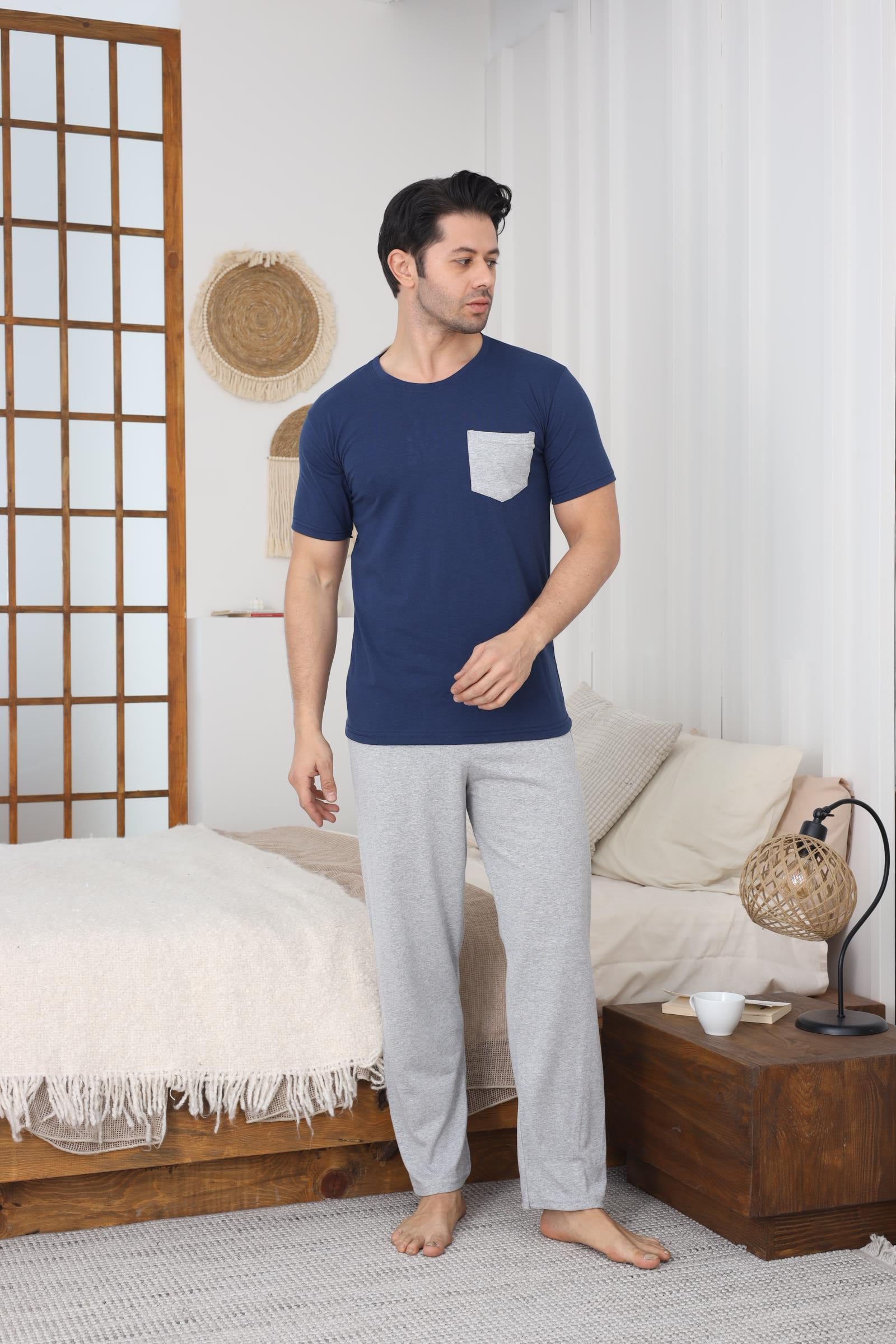 SÜPREM KISA KOL ERKEK PIJAMA TAKIMI