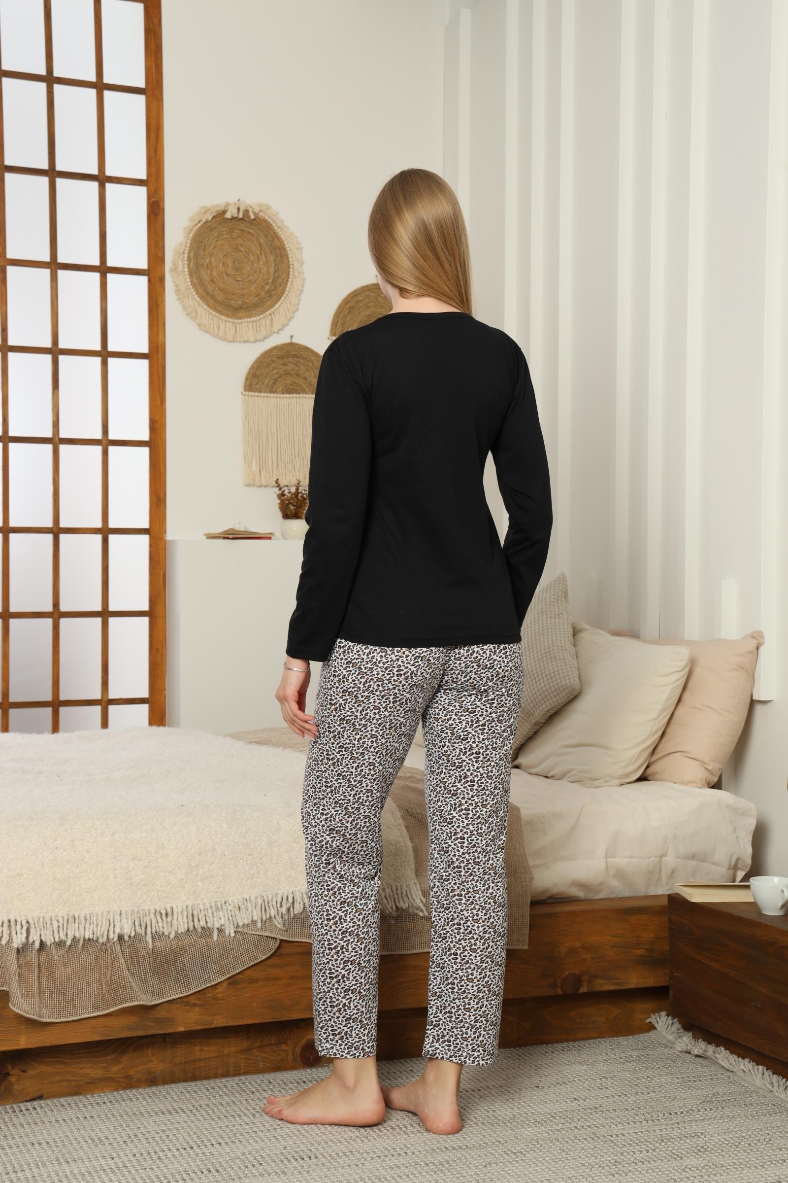 SÜPREM KISA KOL KADIN PIJAMA TAKIMI