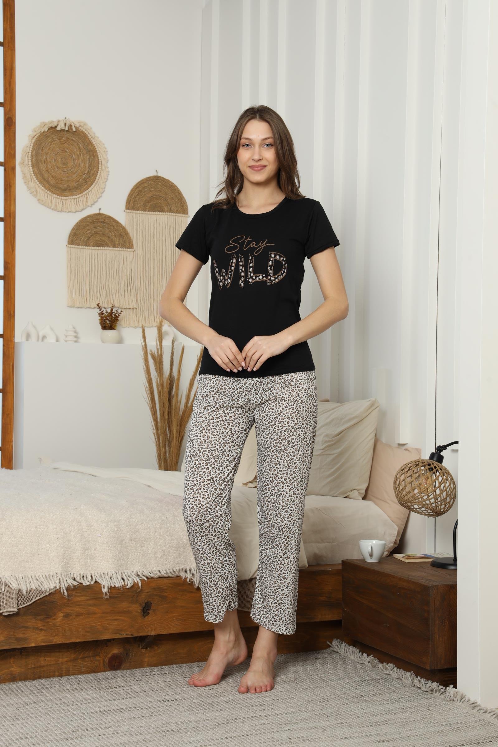 Süprem Kısa Kol Pijama Takımı