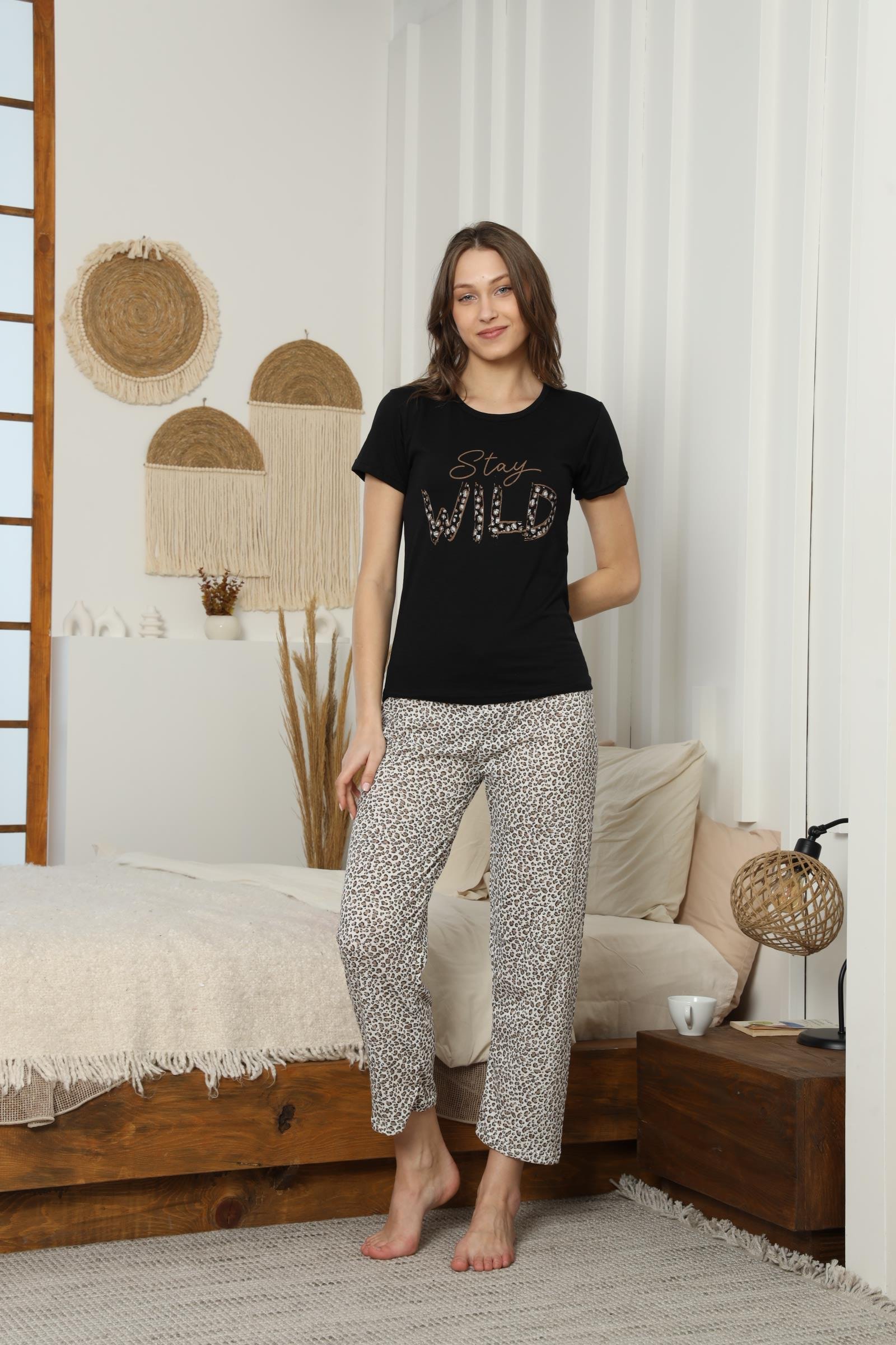 Süprem Kısa Kol Pijama Takımı