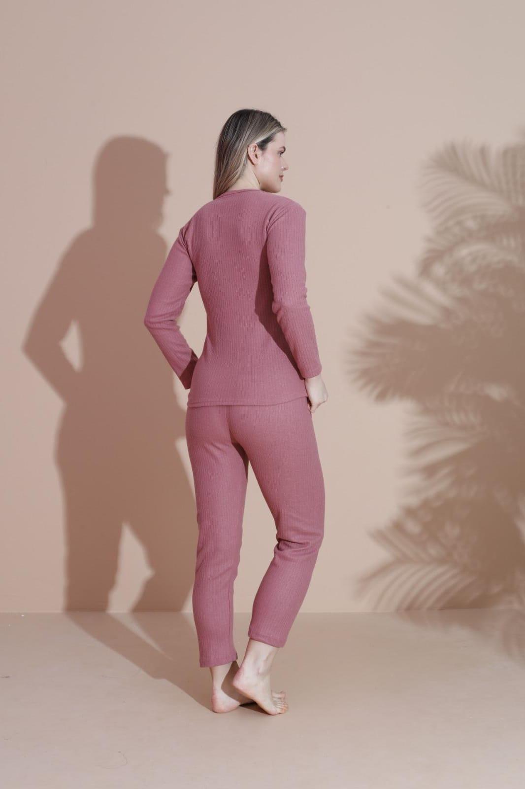 VİSKON KADIN KISA KOL PIJAMA TAKIMI