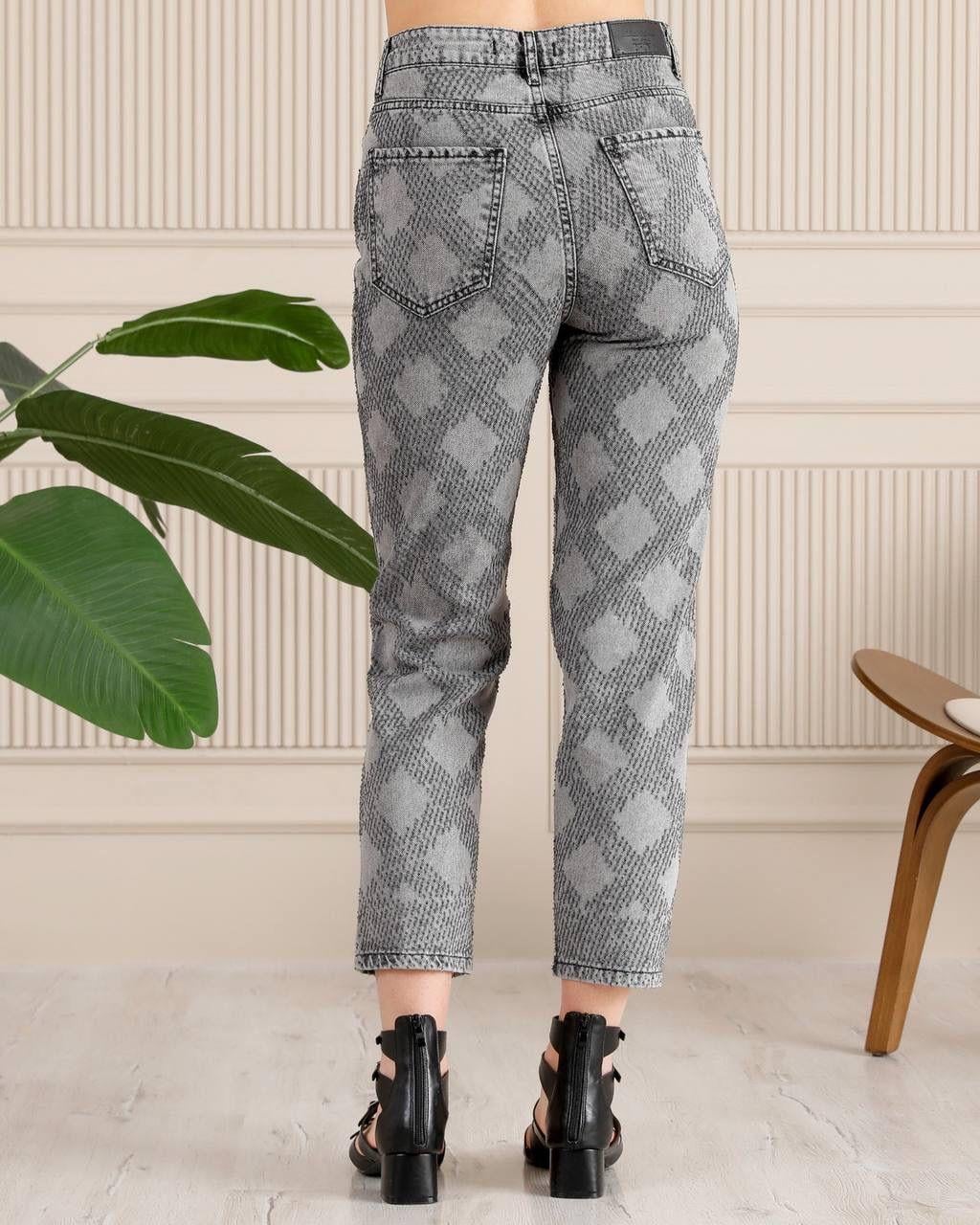 PANTOLONDesenli Mom Jeans